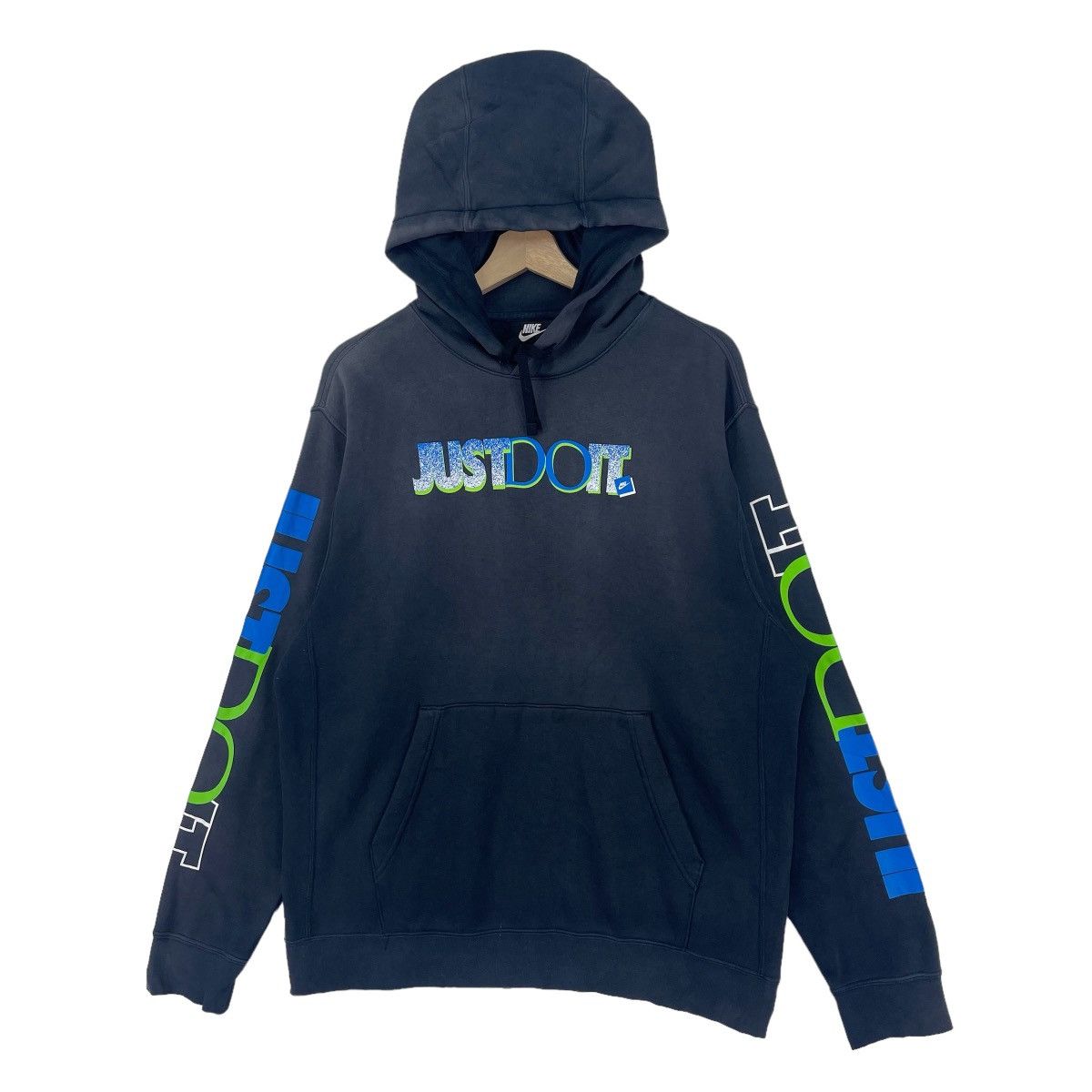 Nike Vintage Y2K Nike Just Do It Hoodie Size US M / EU 48-50 / 2 - 4 Thumbnail