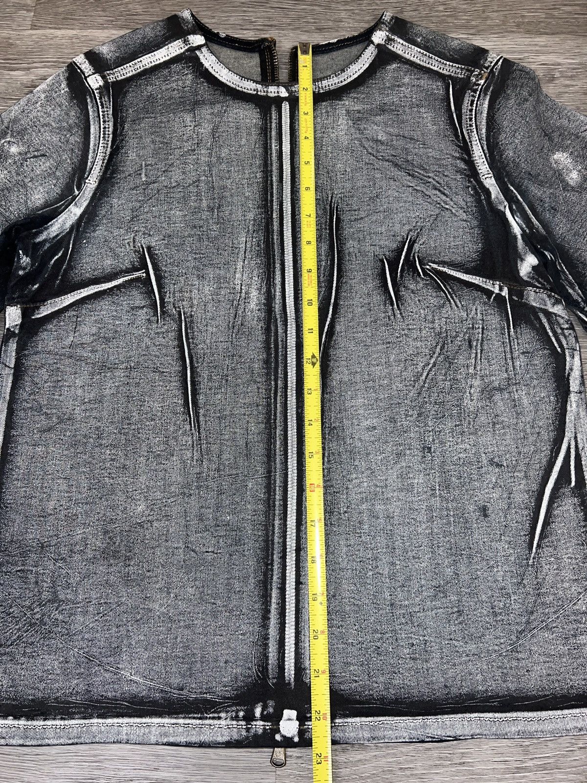 McQ Alexander McQueen Alexander McQueen Denim Short Sleeve Zip-up Jacket Prototype Size S / US 4 / IT 40 - 3 Thumbnail