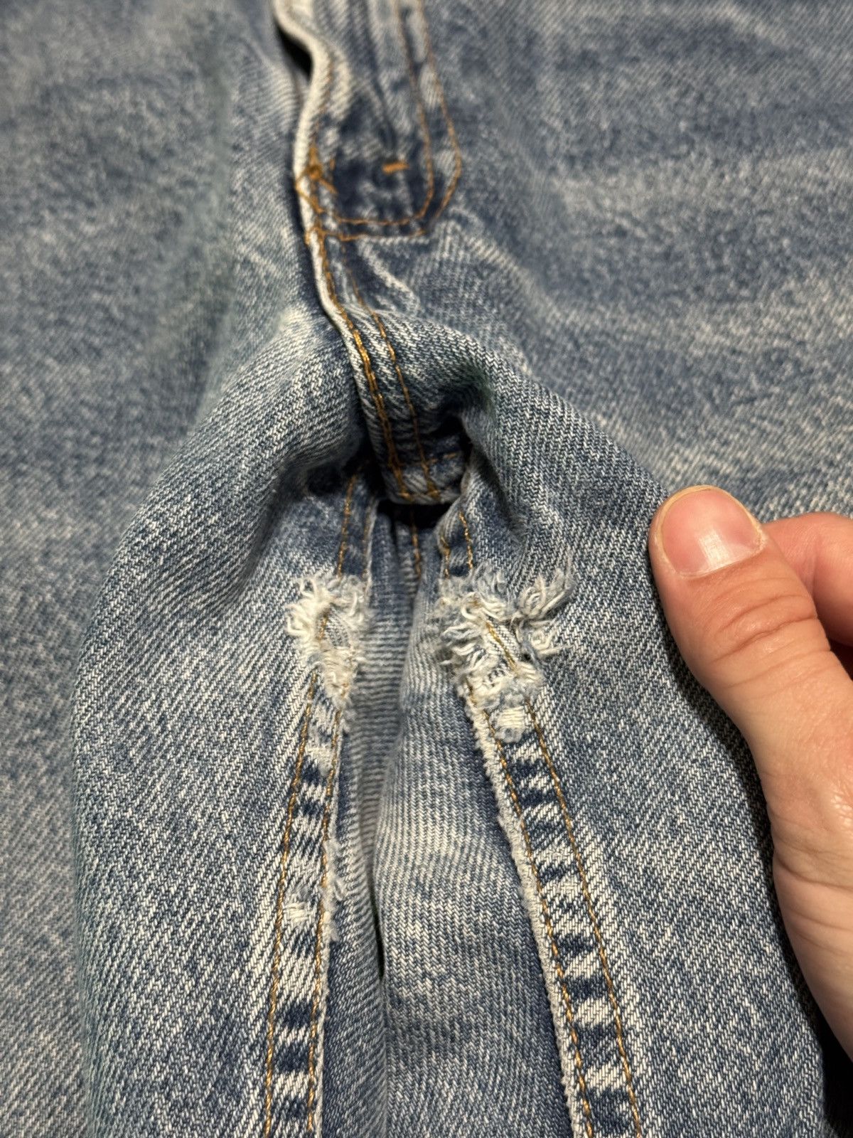 Levi's Vintage Clothing Levis 550 32x32 Relaxed Wide Leg Vintage 90s Grunge Jeans Size US 32 / EU 48 - 12 Thumbnail