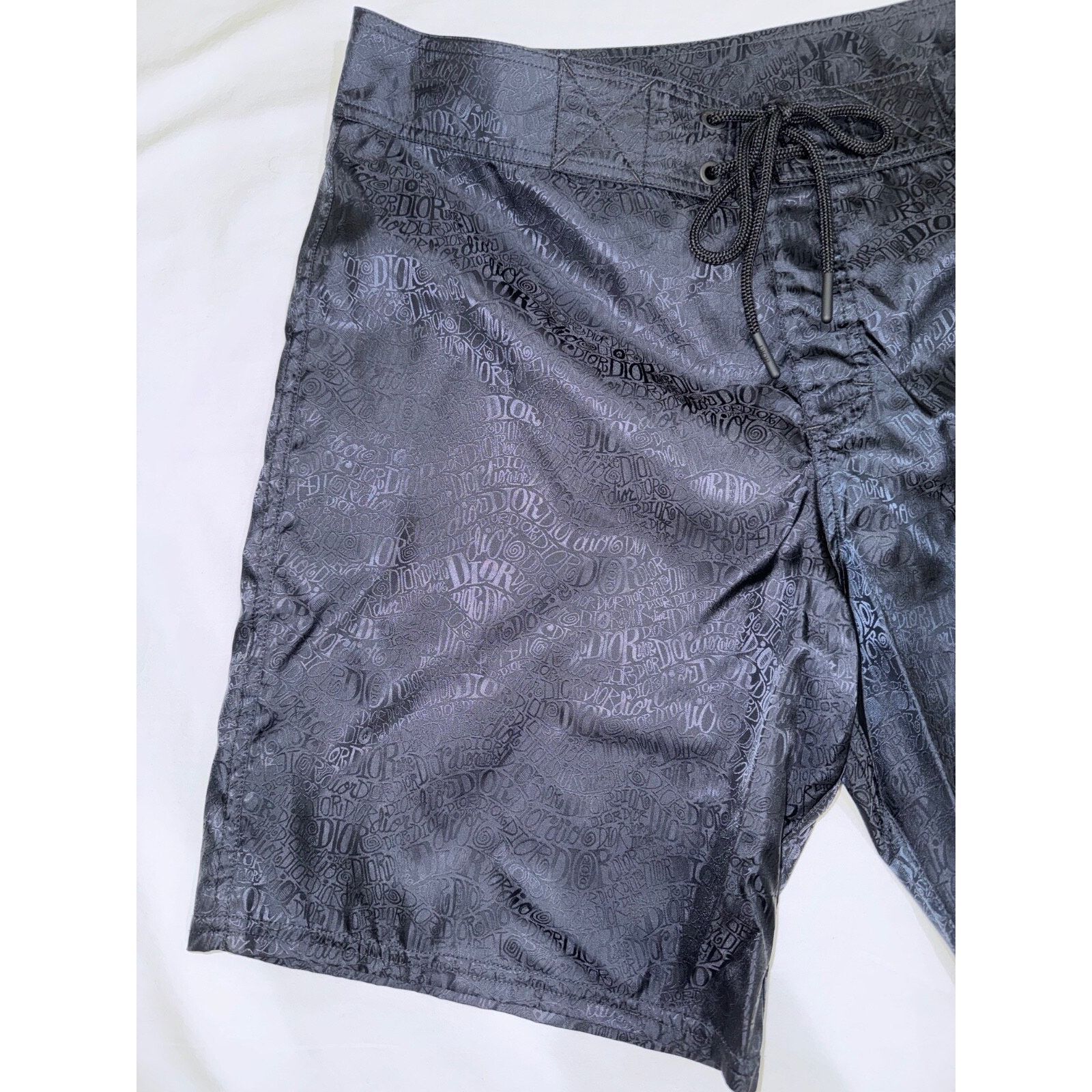 Dior Dior Shawn Stussy Black All Over Logo Boxer Swim Swimming Size US 32 / EU 48 - 4 Thumbnail