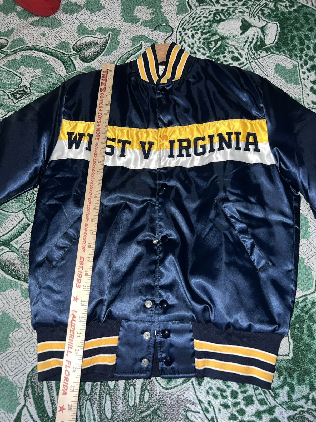Other Vintage West Virginia Satin Jacket Navy Blue Size M Size US M / EU 48-50 / 2 - 4 Thumbnail