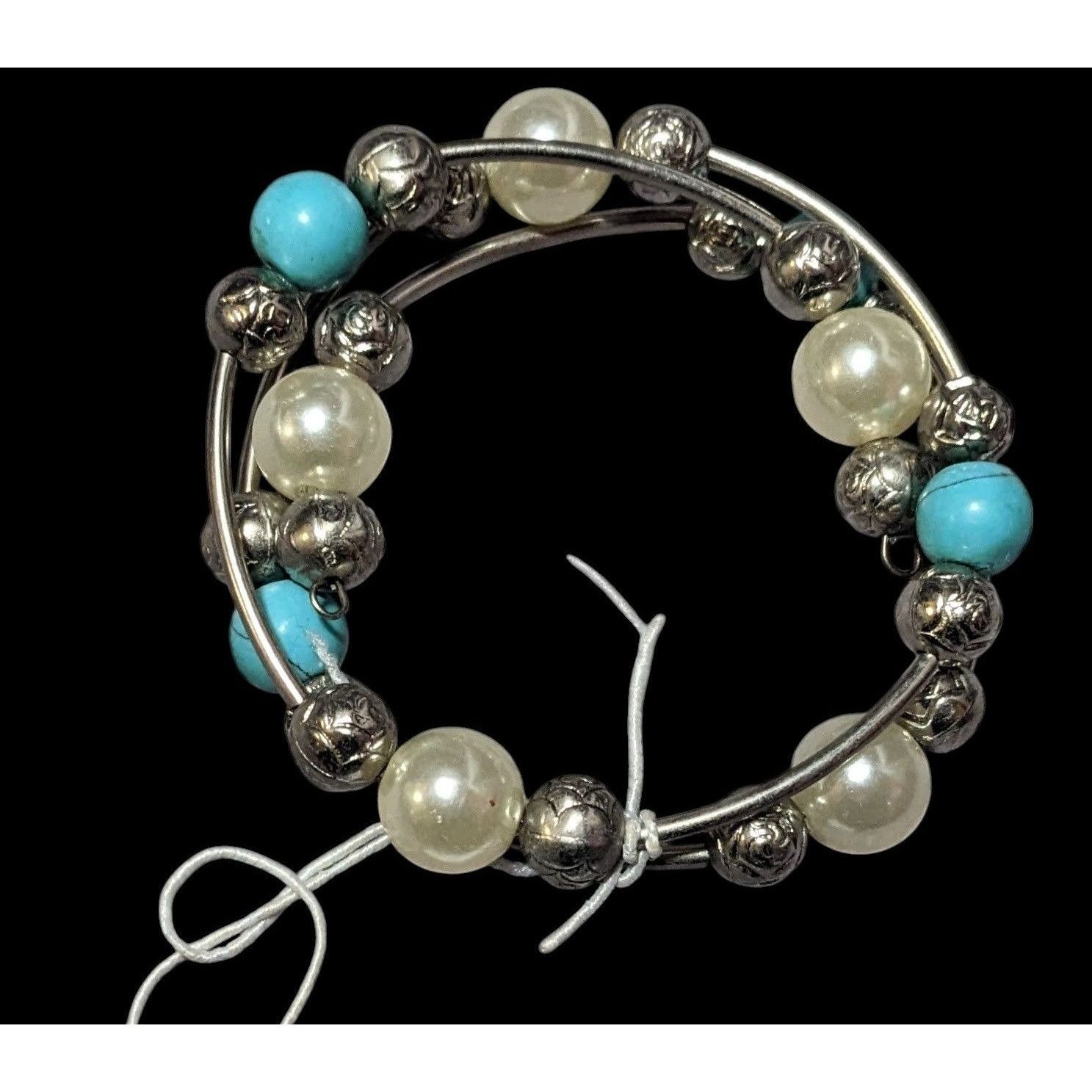 Other Coastal Luxury by Sand Shack Beaded Coil Bracelet Size ONE SIZE - 1 Thumbnail