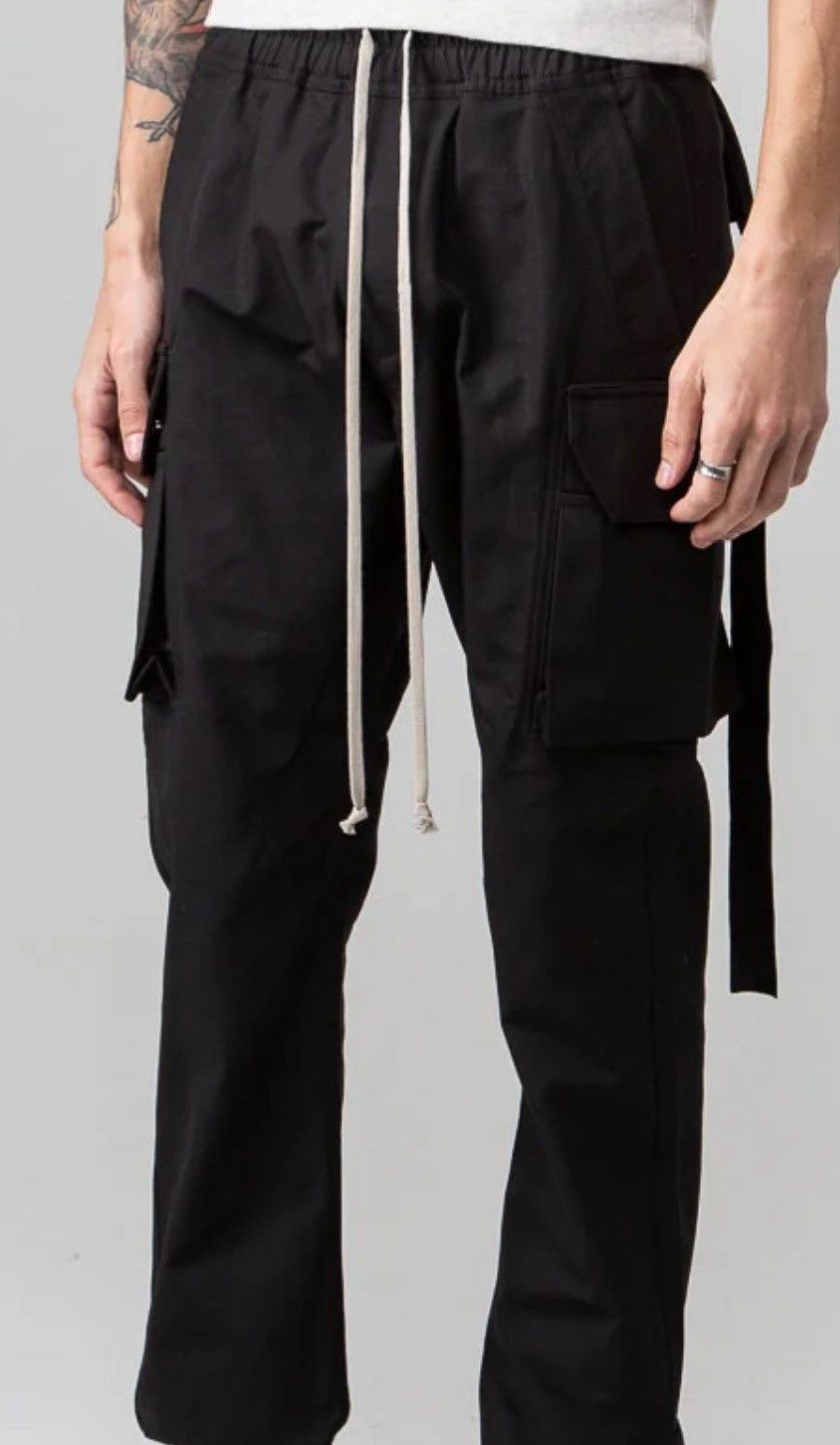 Image of Rick Owens Drkshdw Pantaloni Mastodon Cut Size XL in Black, Men's