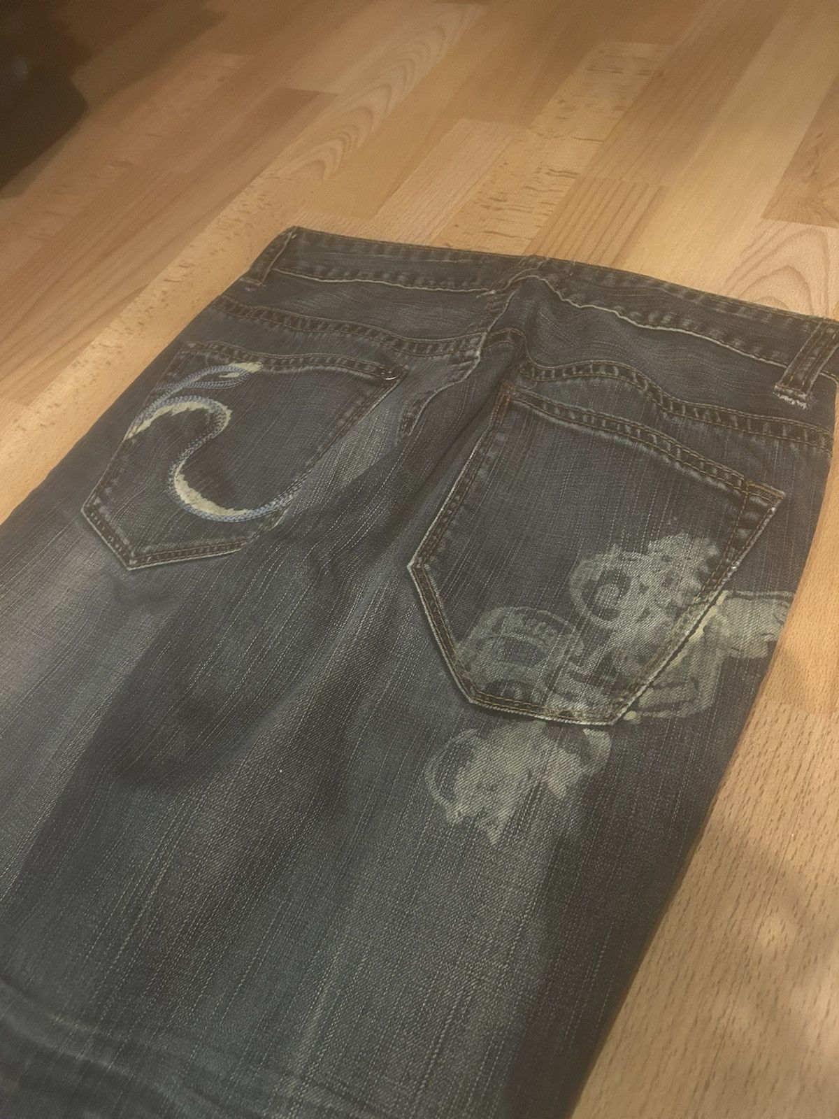 Japanese Brand embroided vintage jeans y2k Size US 30 / EU 46 - 1 Thumbnail