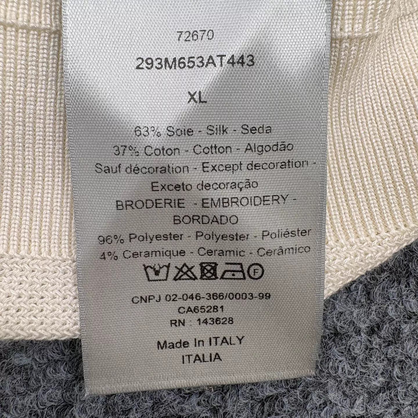 Dior Dior Embroidered Rose Logo Knit LS XL New Size XL / US 12-14 / IT 48-50 - 6 Thumbnail