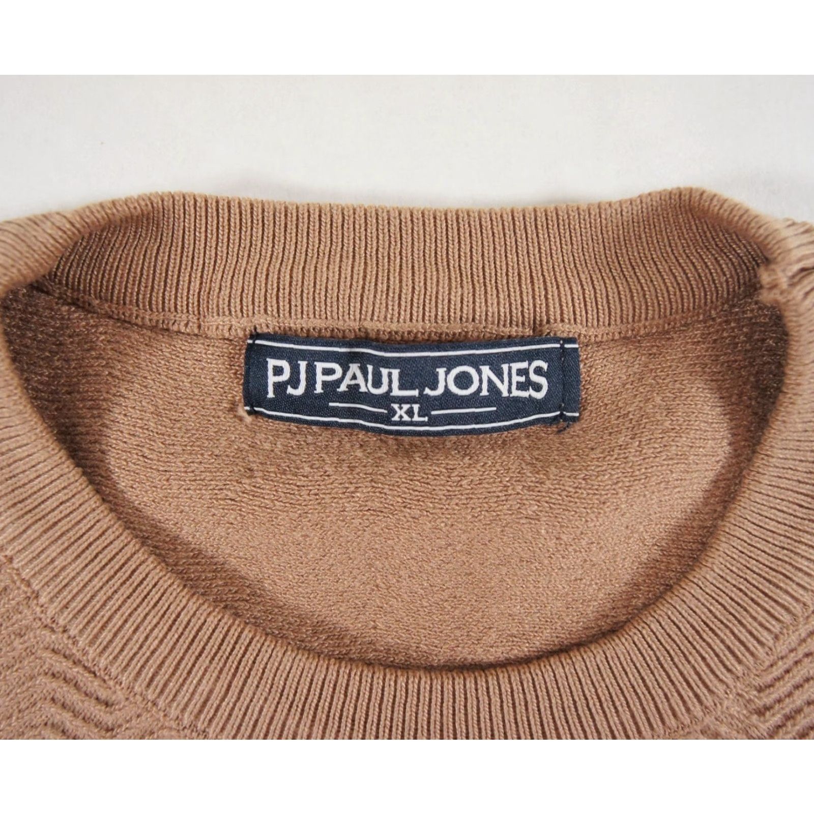 Vintage VINTAGEPaul Jones Shirt Mens XL Brown Short Sleeve Knit Crewneck Adult XL Brown Paul Jones T-Shirt Outdoor All Seasons Mens Size US XL / EU 56 / 4 - 6 Thumbnail