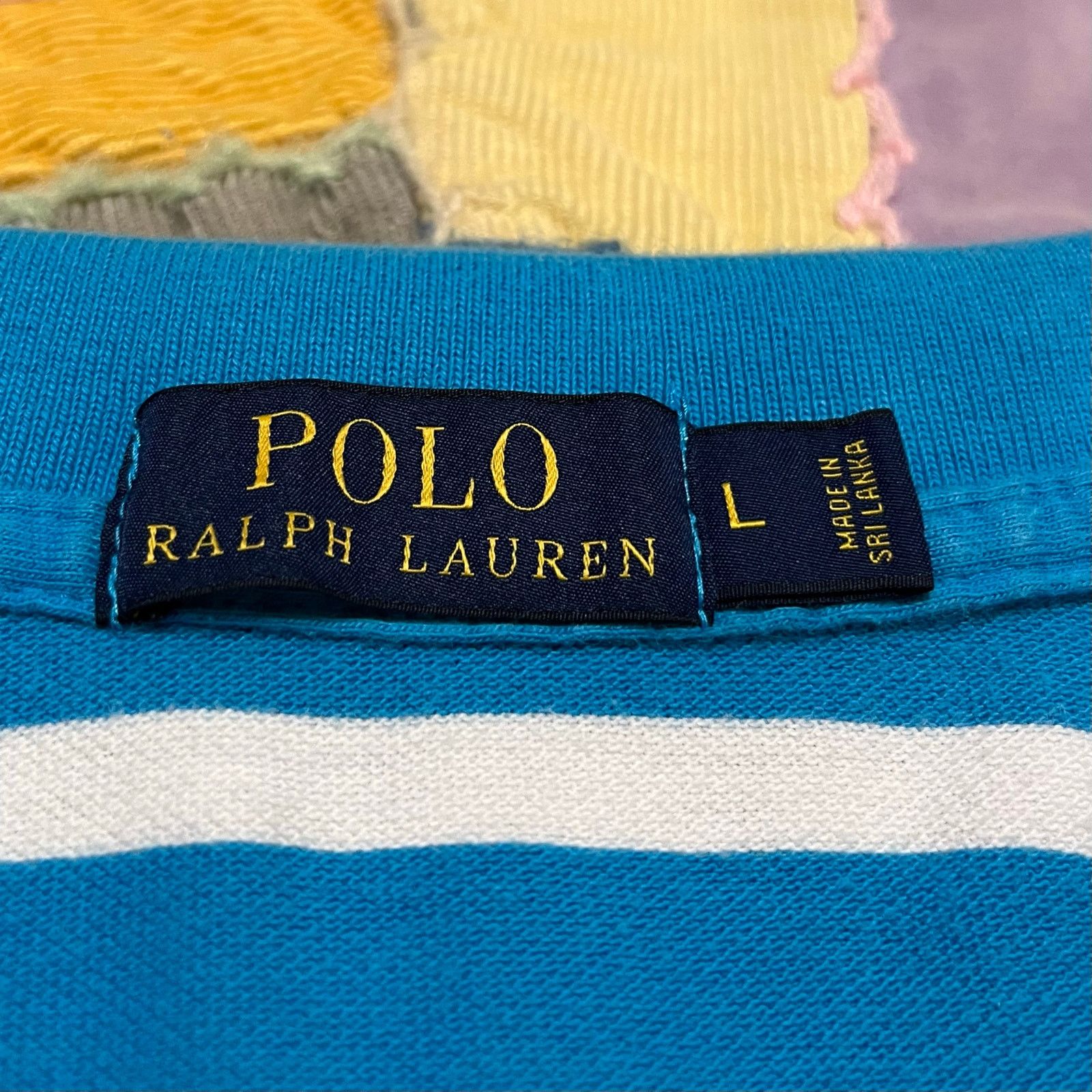 Polo Ralph Lauren Polo Ralph Lauren Red Pony Blue/White Striped Polo Shirt L Size US L / EU 52-54 / 3 - 3 Thumbnail