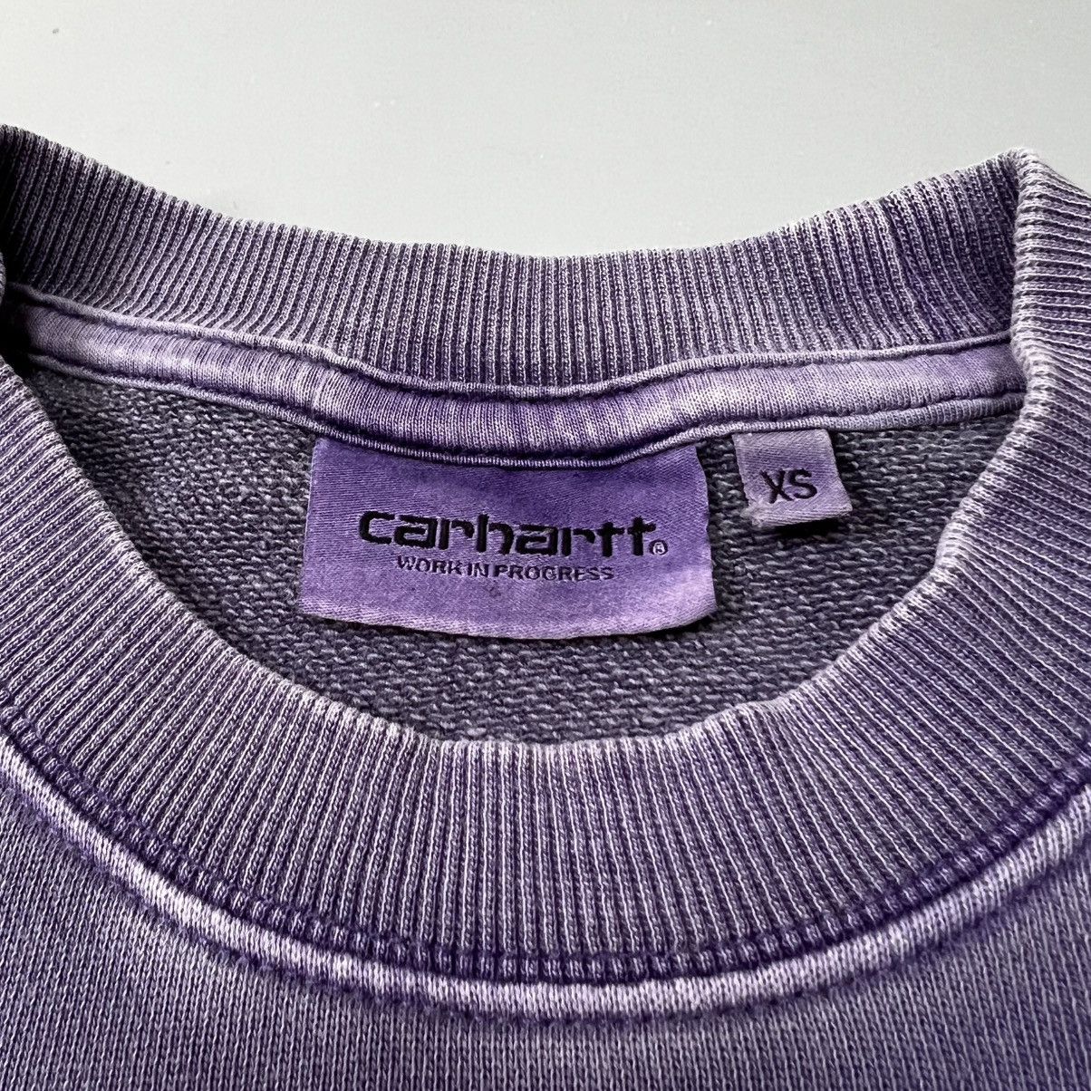 Carhartt × Carhartt Wip Carhartt WIP washed purple sweatshirt Size US XS / EU 42 / 0 - 4 Thumbnail