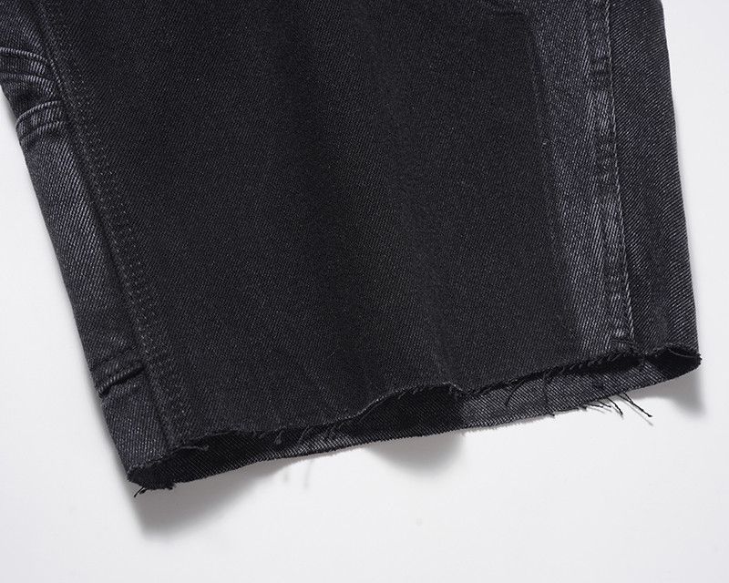 Japanese Brand × Jean × Vintage Ragged Edge Lodging Denim Shorts Size US 30 / EU 46 - 7 Thumbnail