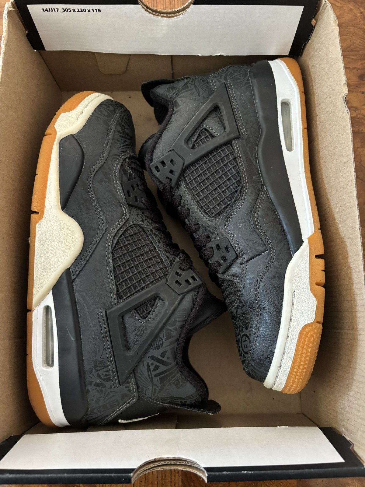 Jordan Brand Air Jordan 4 Retro GS 'Laser' Size US 6.5 / EU 39-40 - 8 Thumbnail