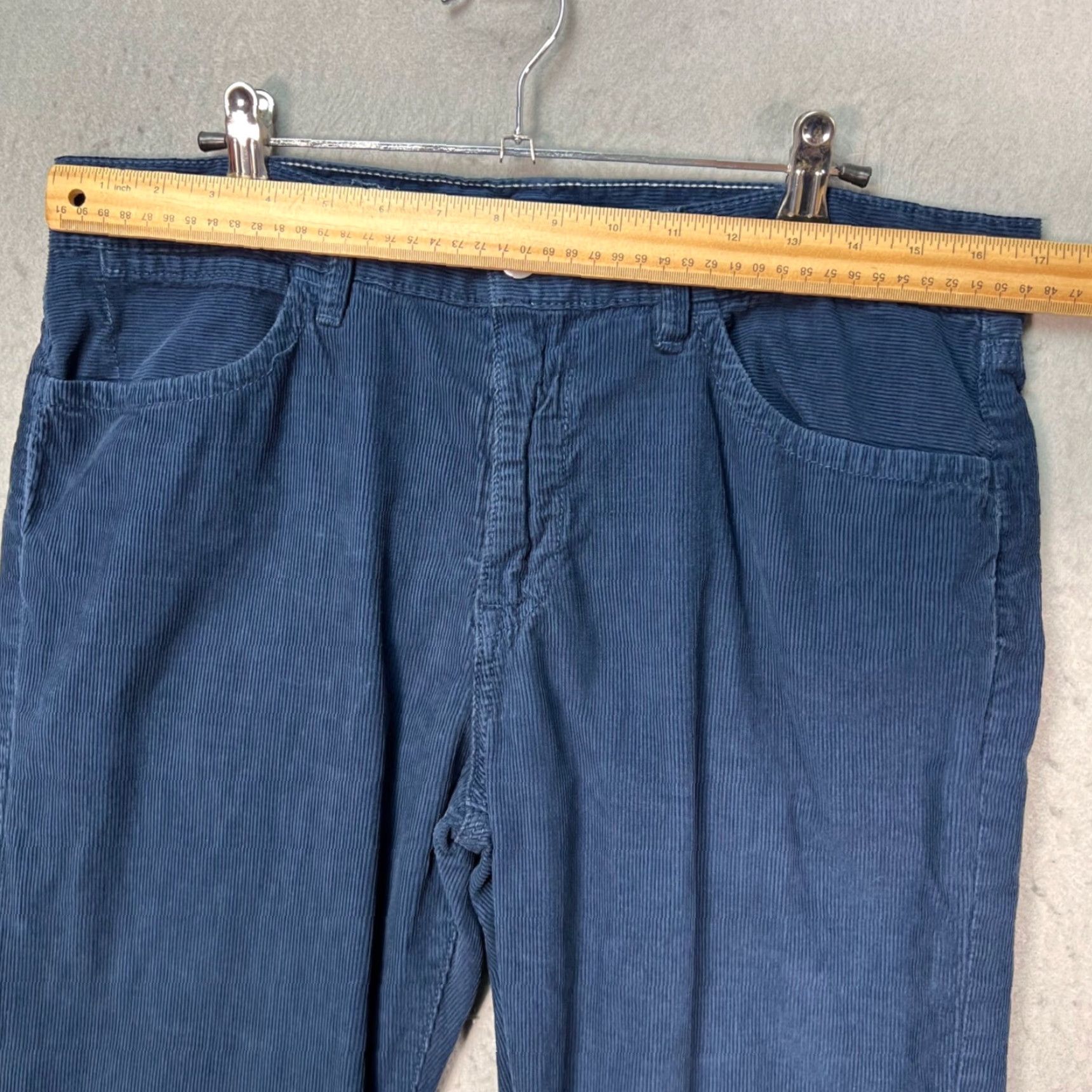 Save Khaki United Save Khaki United Mens Pants Corduroy 33 Blue 100% Cotton Made In USA Size US 33 - 5 Thumbnail