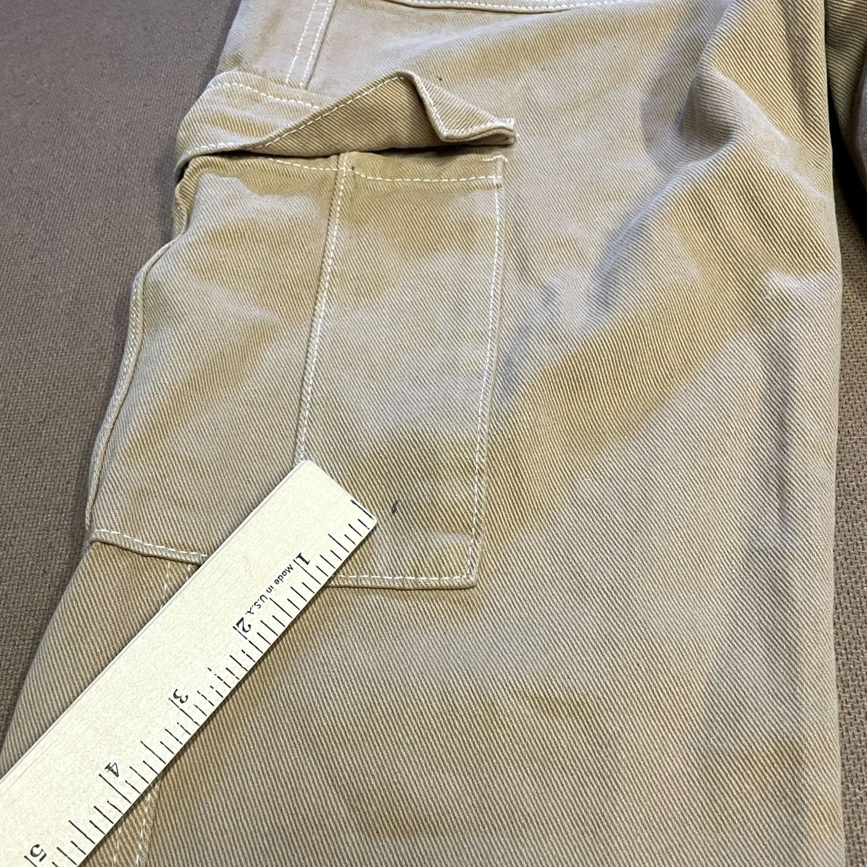 Pacsun Pacsun Cargo Pants Mens Small Khaki Tan Pockets Cotton Canvas Workwear Casual Pants Small Mens Beige Tan Cargo Pants Size US 29 - 2 Thumbnail