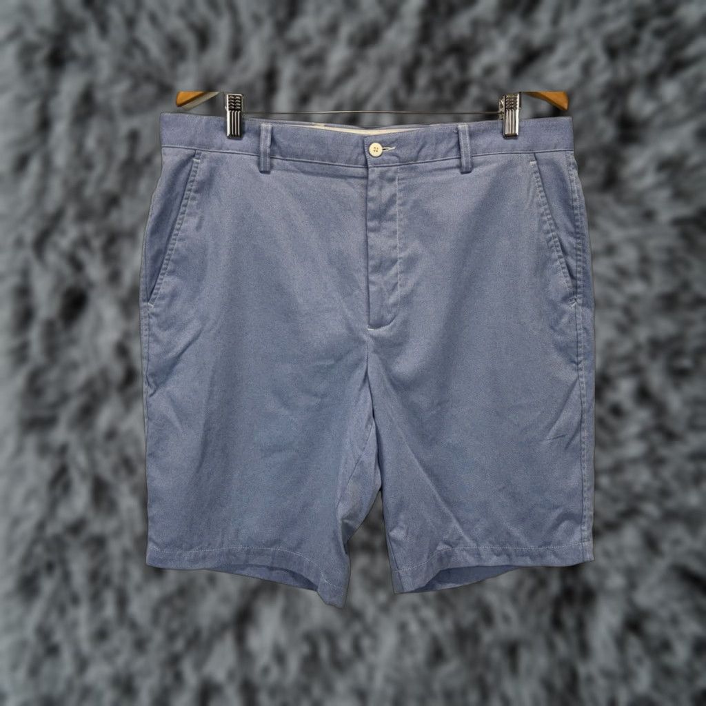 Footjoy FootJoy Mens Golf Shorts 38x9.5 Blue Chino Casual Performance Stretch Nylon Preppy Sports Size US 38 / EU 54 - 1 Thumbnail