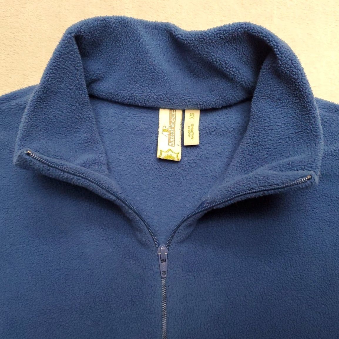 Vintage Sahalie ButterFleece Jacket Women XS Blue 1/4 Zip Pullover Outdoor Hike Jacket Size XS / US 0-2 / IT 36-38 - 4 Thumbnail