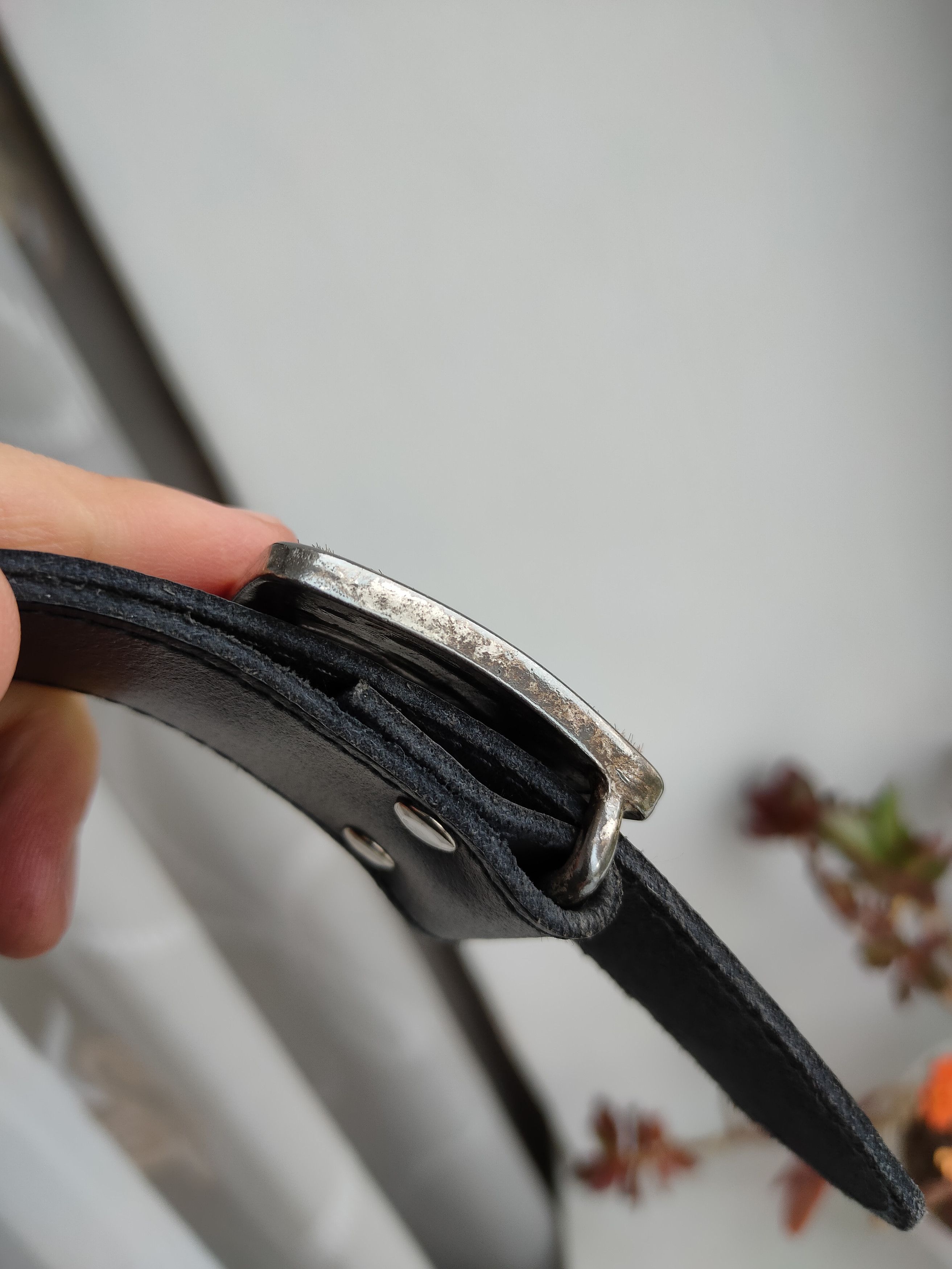 Genuine Leather Leopard woomans leather belts England beautiful vintage belt Size ONE SIZE - 7 Thumbnail