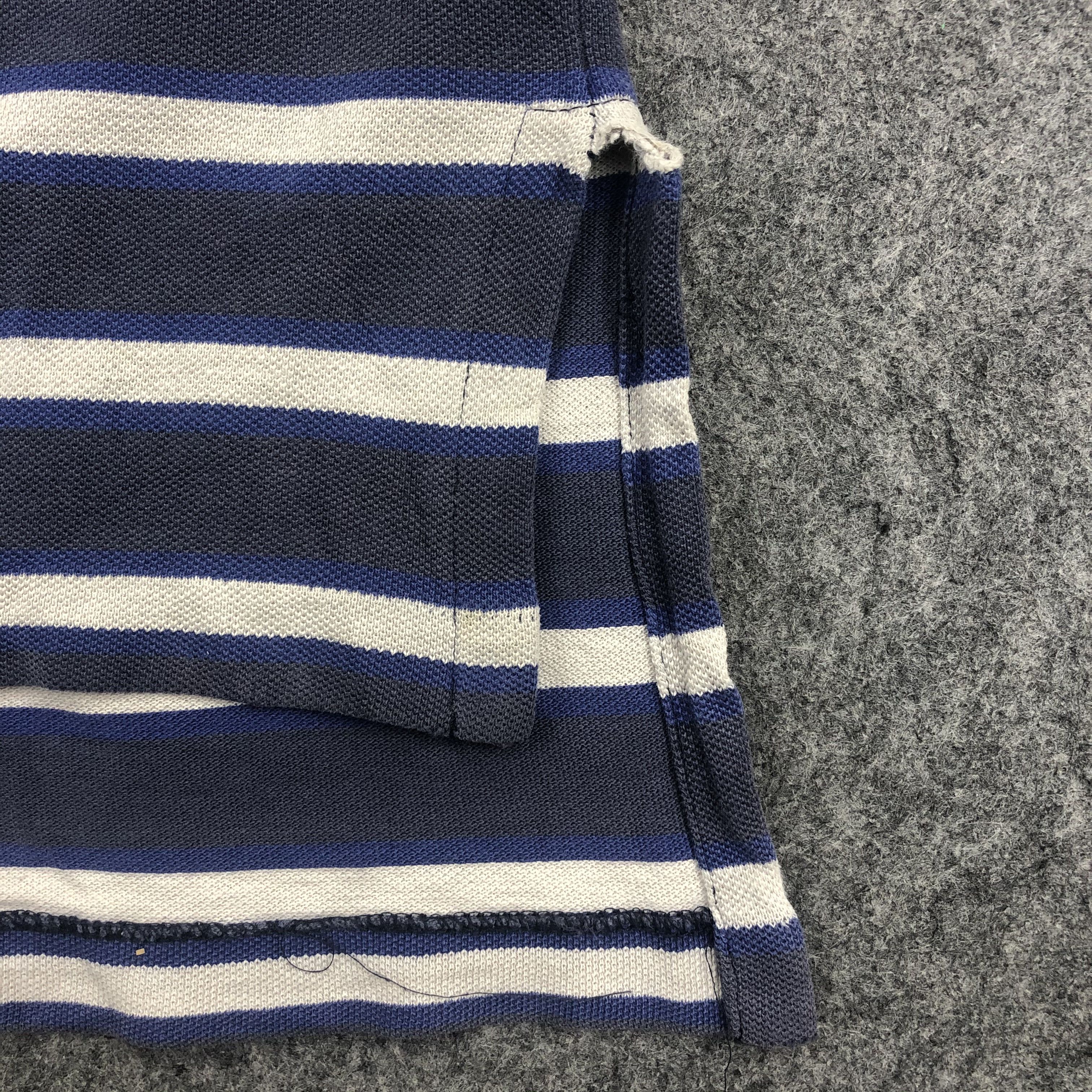 Polo Ralph Lauren Vintage Polo Sport Stripe Button Tshirt - H057 Size US L / EU 52-54 / 3 - 11 Thumbnail