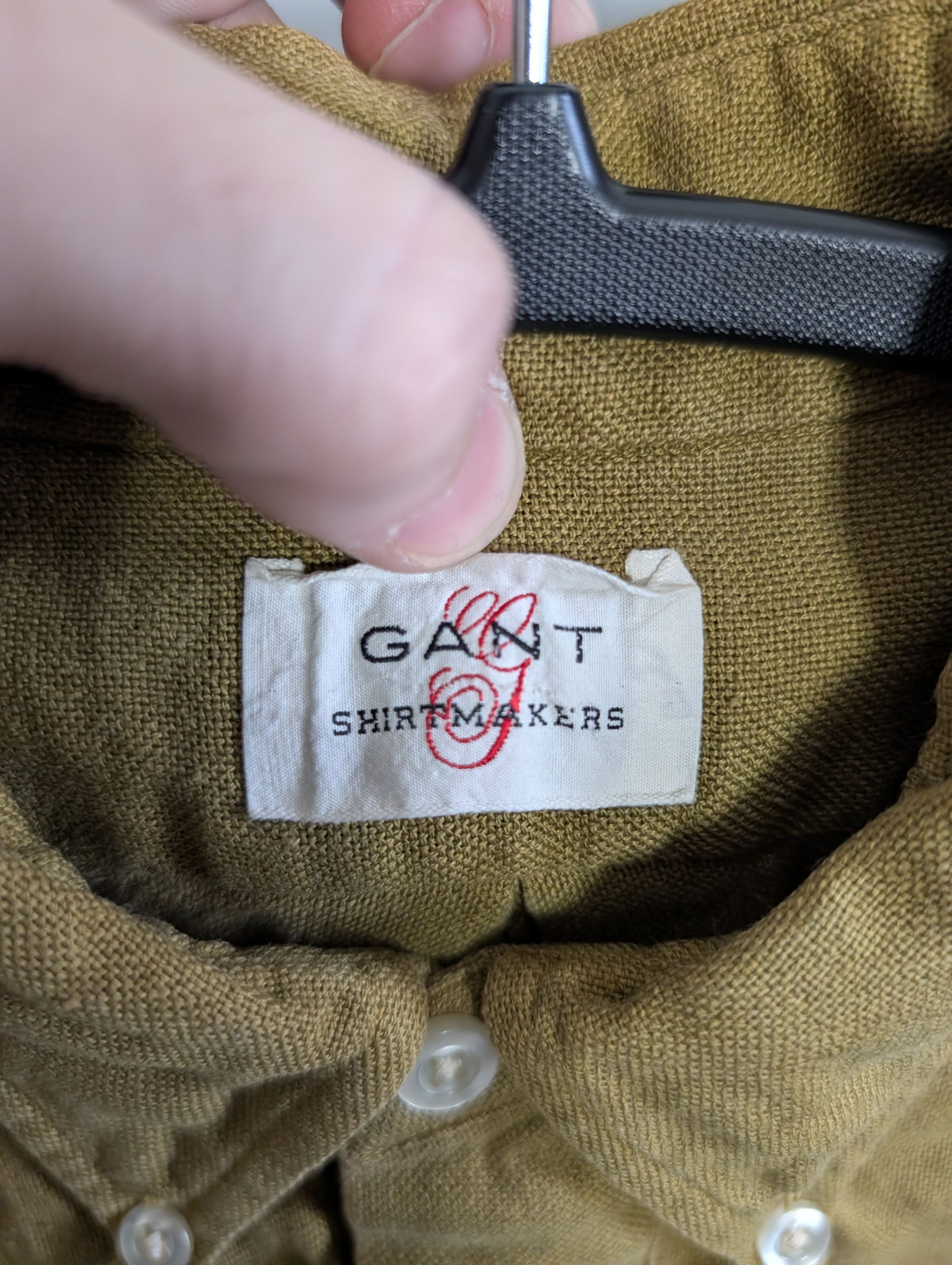 Gant Vintage Hopsack Oxford cotton S/S dress polo sz15 Size US S / EU 44-46 / 1 - 10 Thumbnail