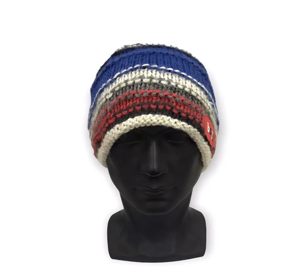 Japanese Brand × Kapital × Vintage Rare Bula Multicolour Beanie Hat Size ONE SIZE - 2 Thumbnail