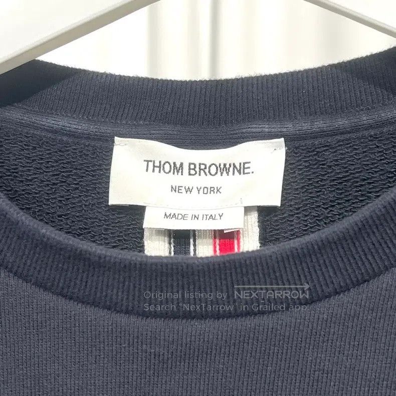Thom Browne Thom Browne Three-stripe sweatshirt Size US L / EU 52-54 / 3 - 3 Thumbnail