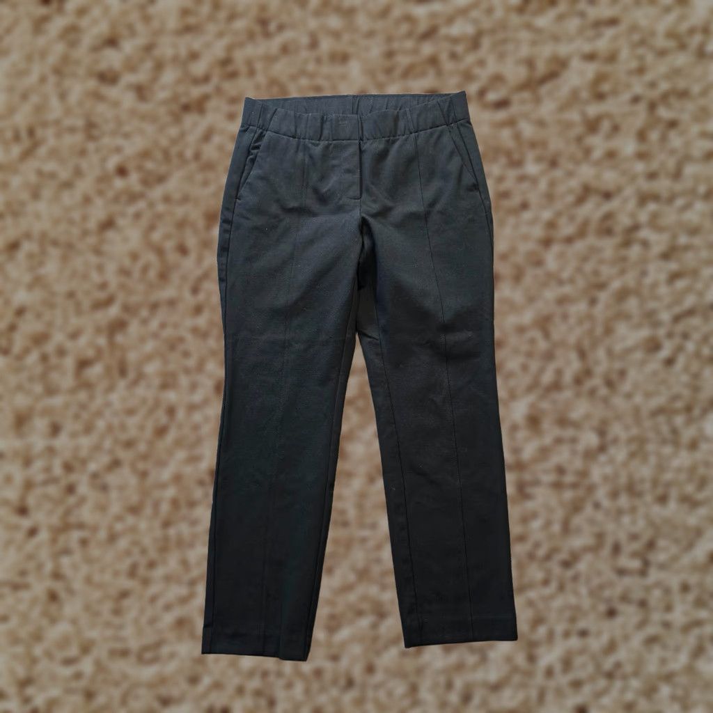 J. Jill J. Jill Pants Women Petite Black Ponte Slim Leg Stretch Casual Size 28" / US 6 / IT 42 - 1 Thumbnail