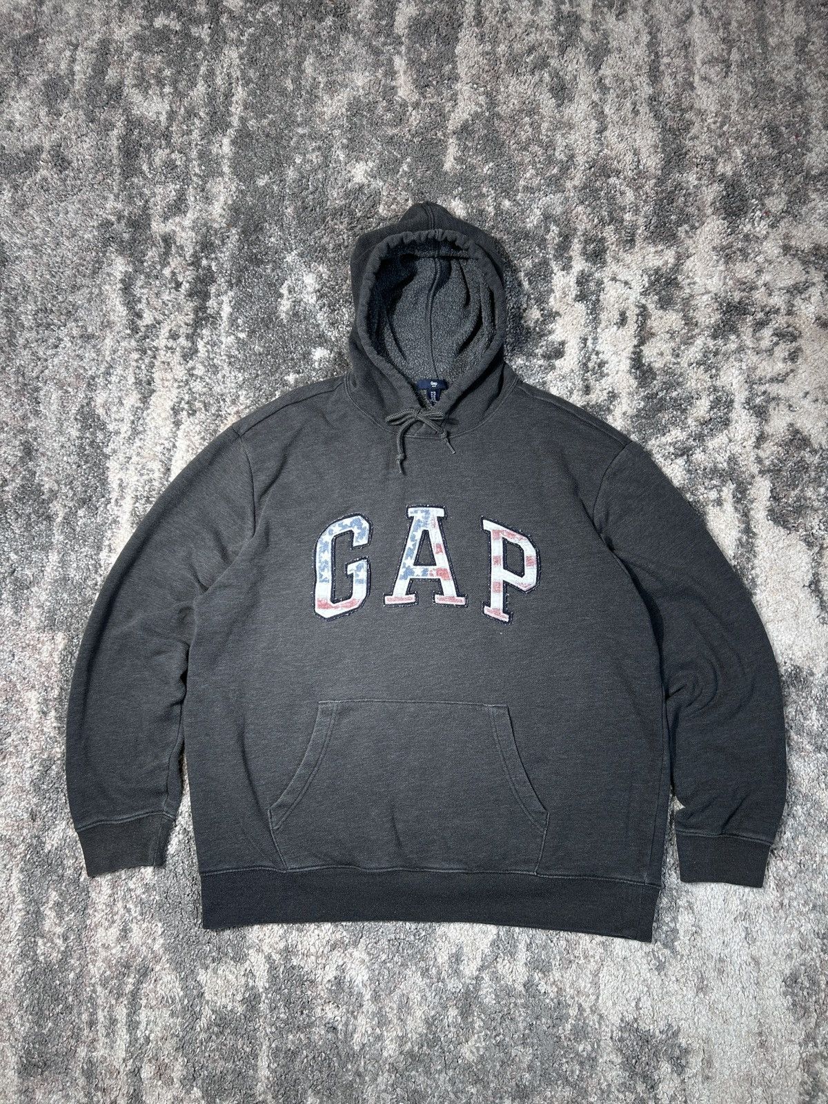 Gap × Vintage Vintage Gap Hoodie Boxy Fit Y2k Style Size US XL / EU 56 / 4 - 1 Thumbnail