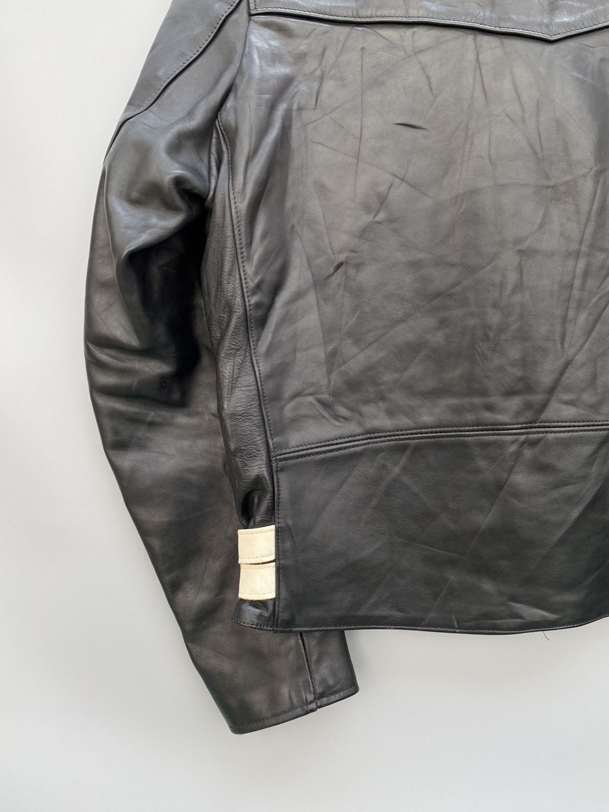 Vintage Triple 6- 666- Double Rider Leather Jacket Size US S / EU 44-46 / 1 - 12 Thumbnail