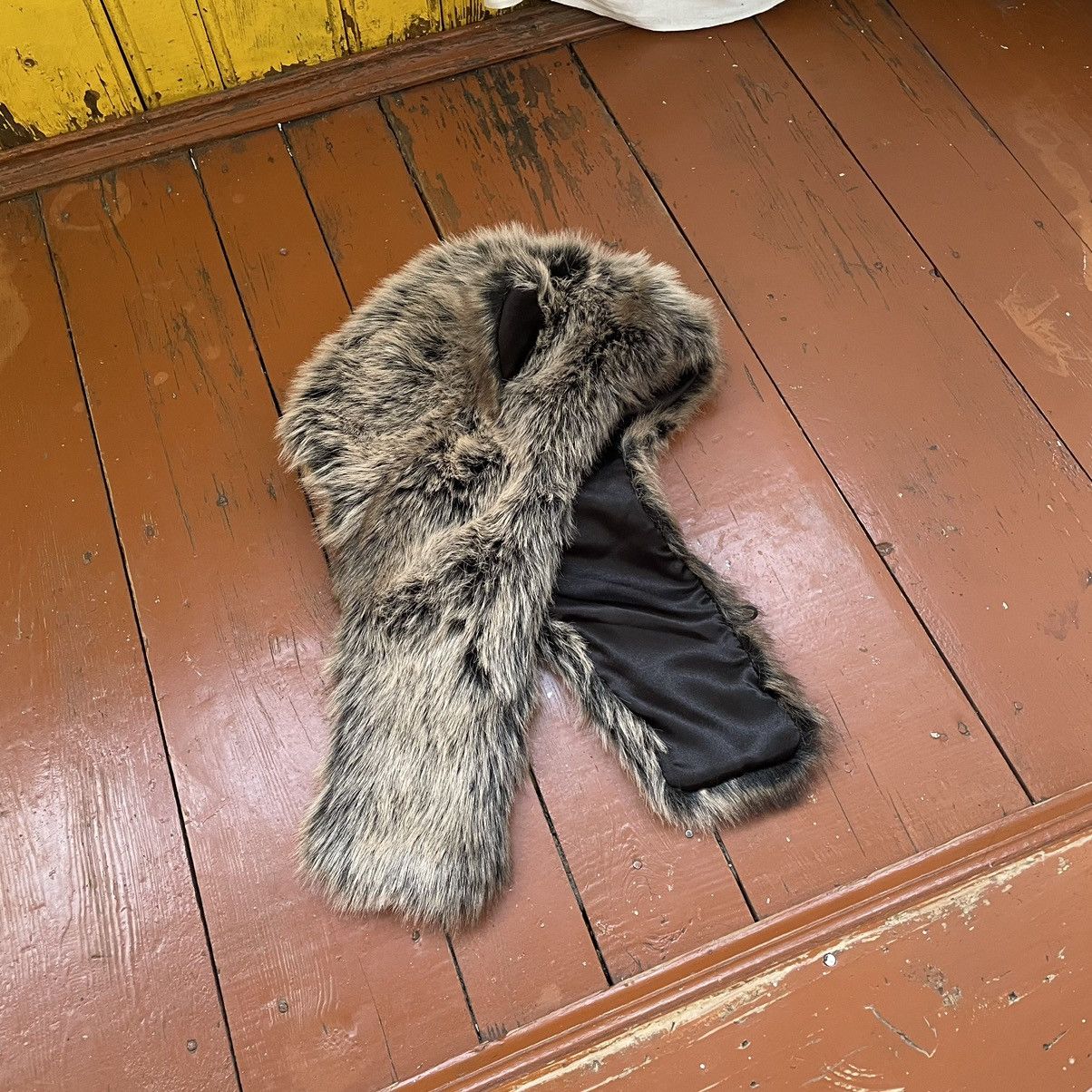 Vintage Vintage 90s Alt Ushanka Fuzzy Trapper Fur Winter Hat Size ONE SIZE - 10 Thumbnail