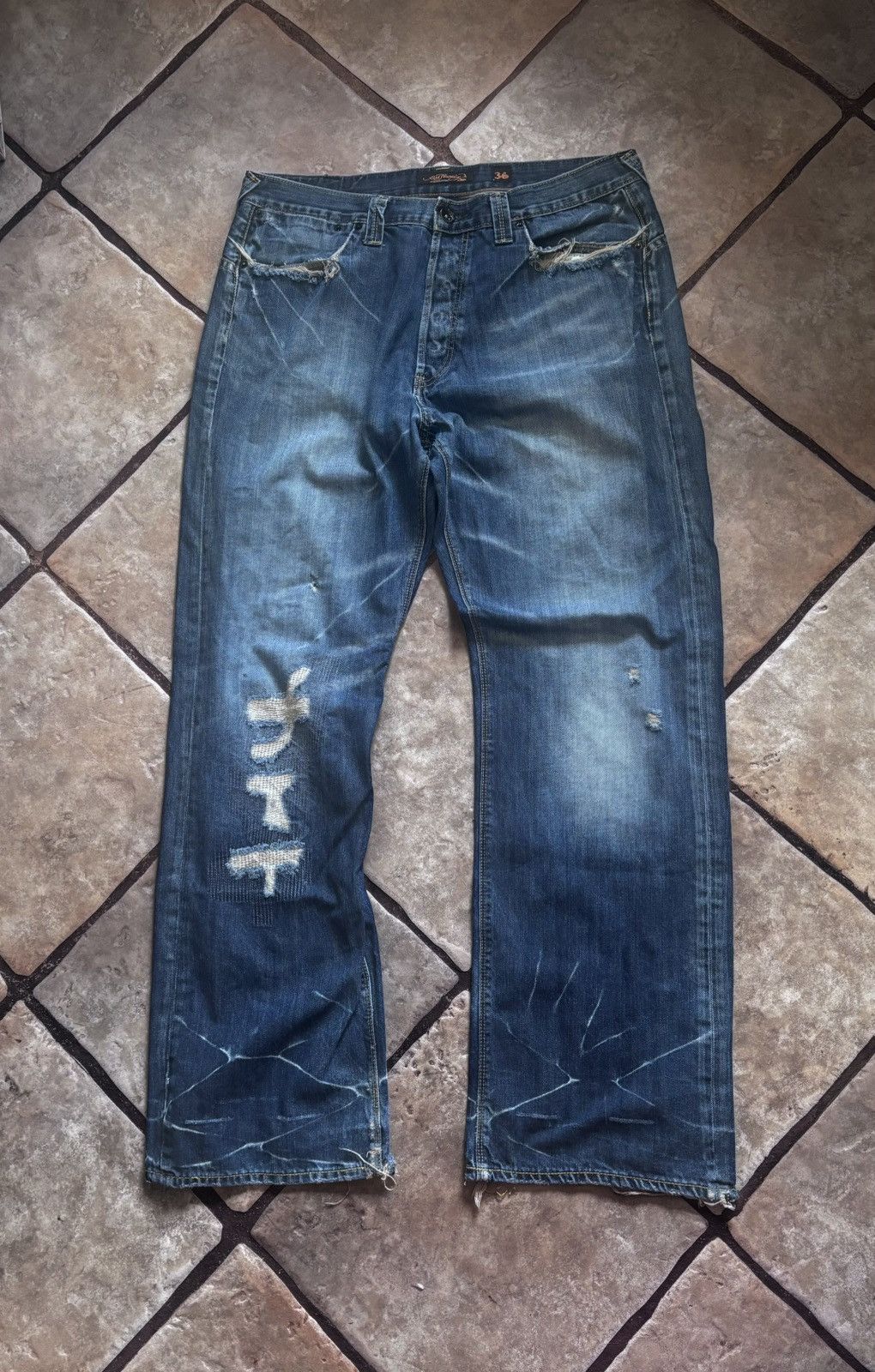Ed Hardy Ed Hardy x Christian Audiger Denim Jeans Size US 36 / EU 52 - 1 Thumbnail