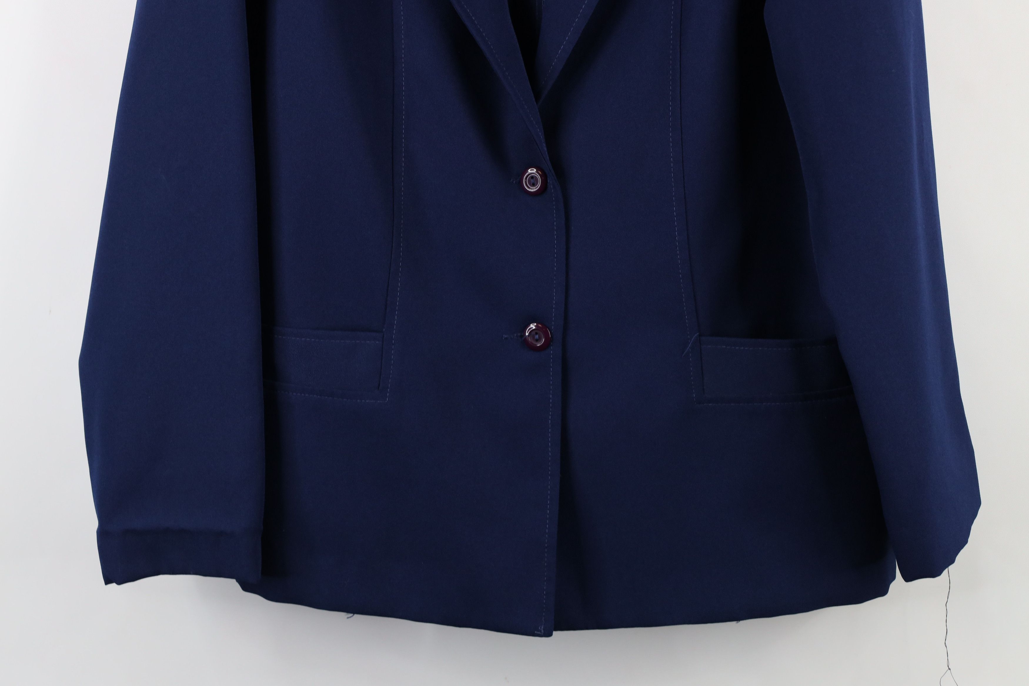 Vintage Vintage 90s Streetwear 2 Button Blazer Suit Jacket Blue USA Size XXL / US 16-18 / IT 52-54 - 3 Thumbnail