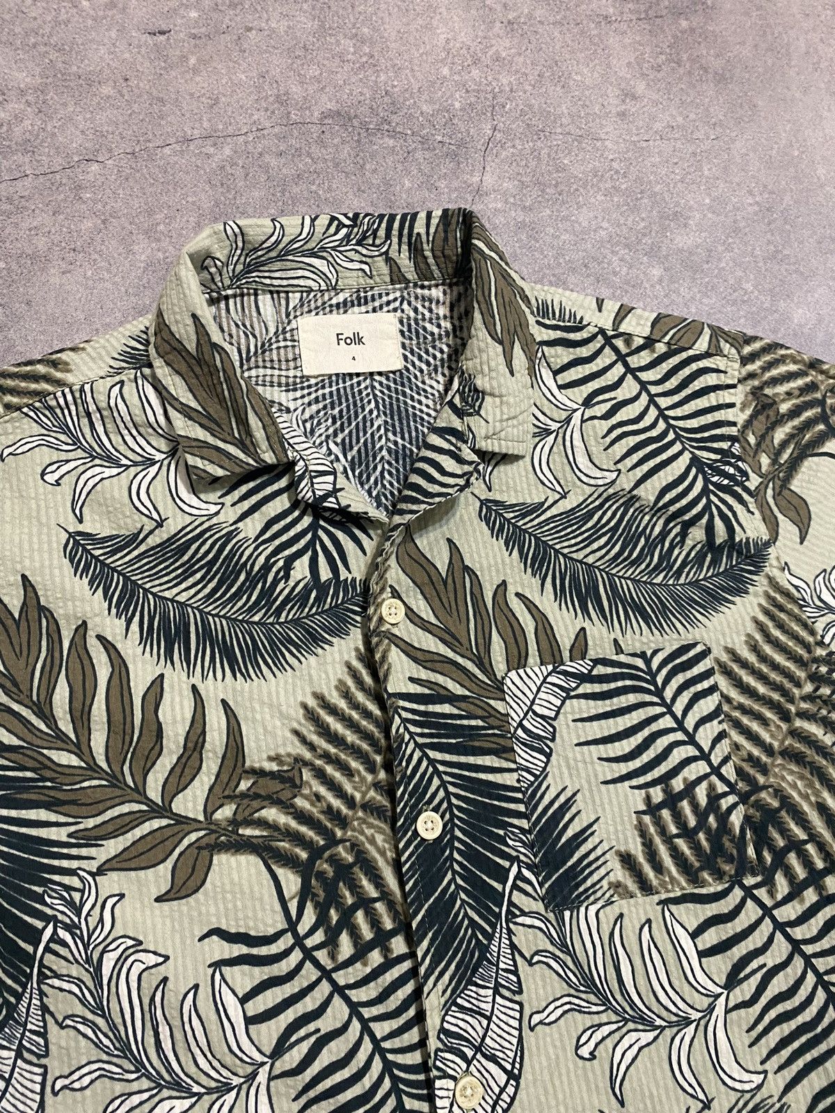 Folk Folk Hawaiian Floral Short Sleeve Shirt Size US L / EU 52-54 / 3 - 3 Thumbnail
