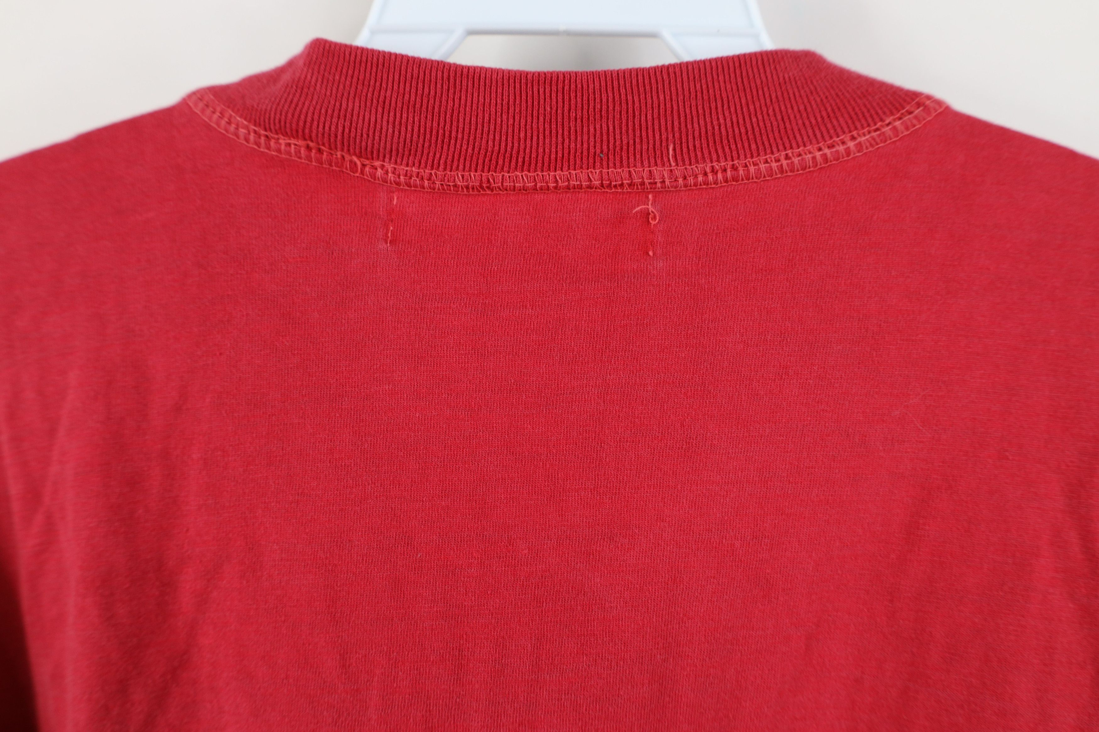 Vintage Vintage 90s Streetwear Blank Long Sleeve Henley T-Shirt Size US L / EU 52-54 / 3 - 11 Thumbnail