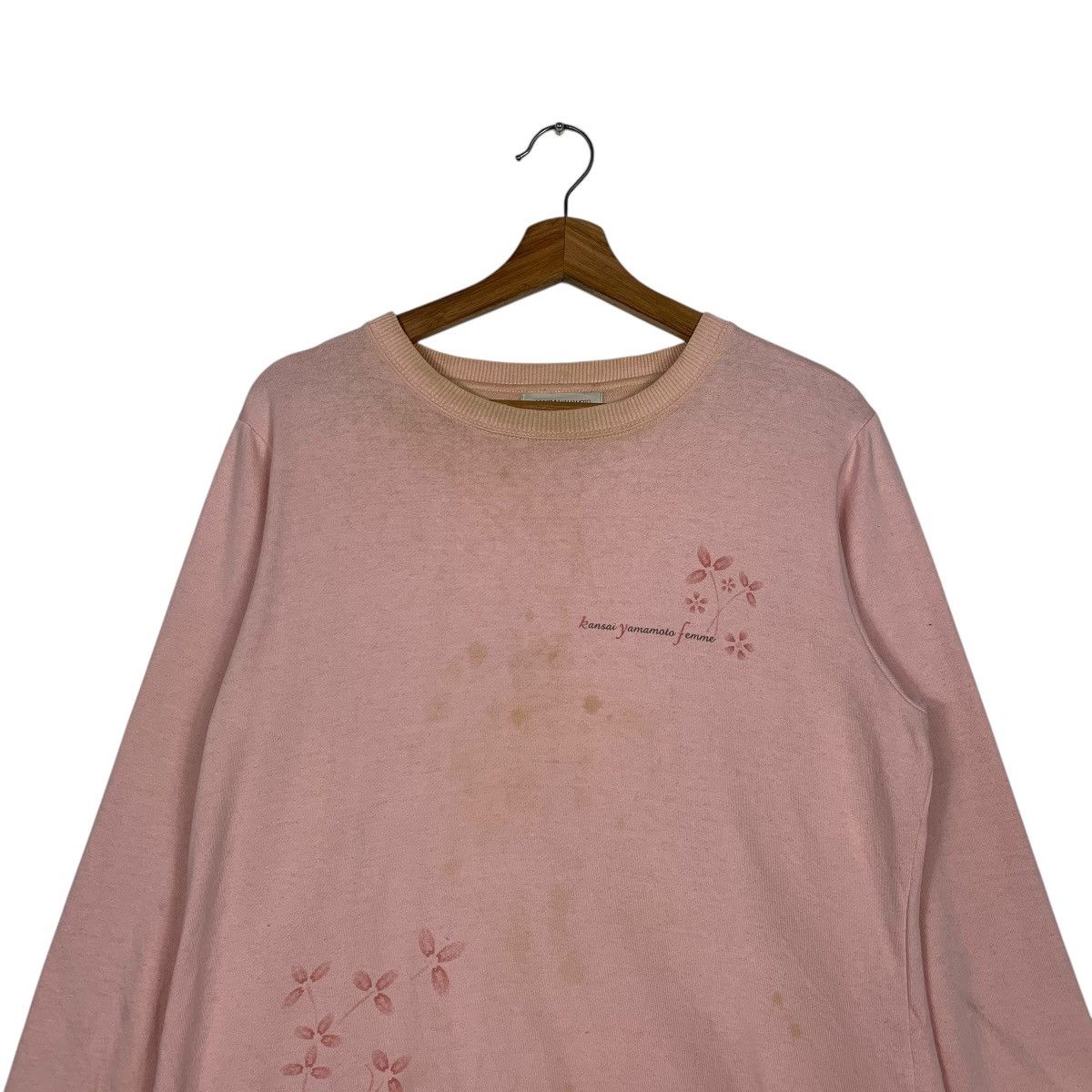 Kansai Yamamoto Kansai Yamamoto Femme Flower Design Sweatshirt Size L / US 10 / IT 46 - 2 Thumbnail