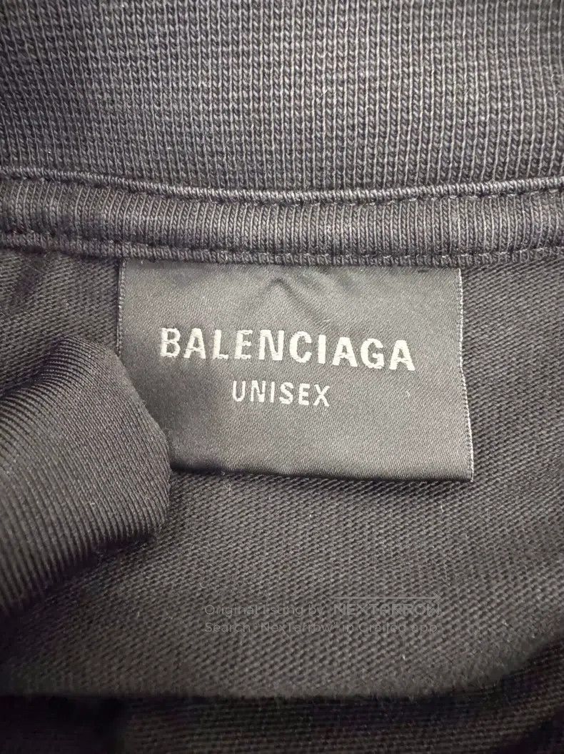 Balenciaga Balenciaga Letter Print Logo Black Men's Short Sleeve Size US S / EU 44-46 / 1 - 5 Thumbnail