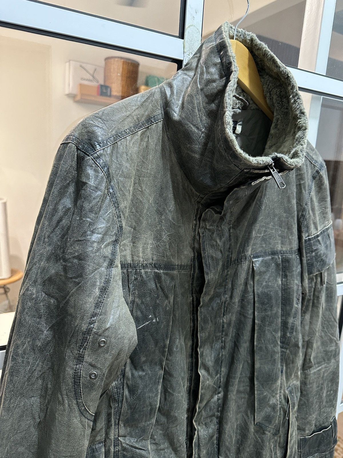 L7 Real Hip L7 Real Hip Japan Waxed Coat Zipper Jacket Size US L / EU 52-54 / 3 - 4 Thumbnail