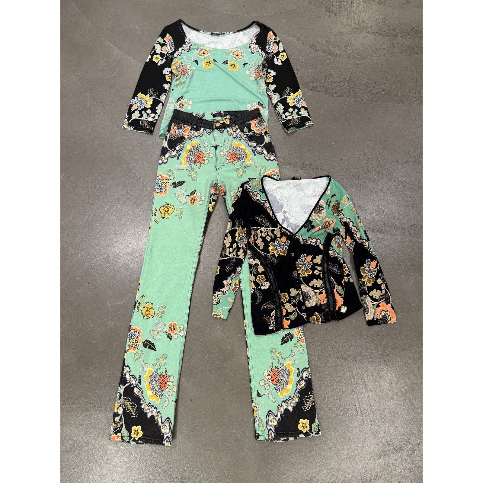 Roberto Cavalli S/S2003 Roberto Cavalli chinoserie print set Size S / US 4 / IT 40 - 1 Thumbnail