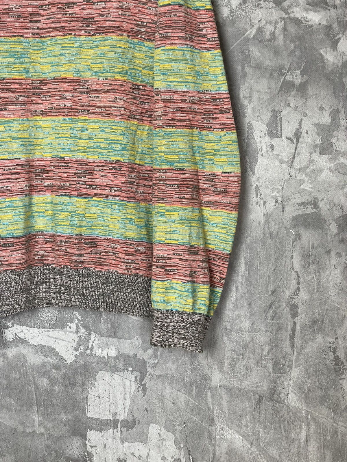 Reiss × Vintage Reiss Vintage Knitted Multicolour Sweater Size US L / EU 52-54 / 3 - 6 Thumbnail