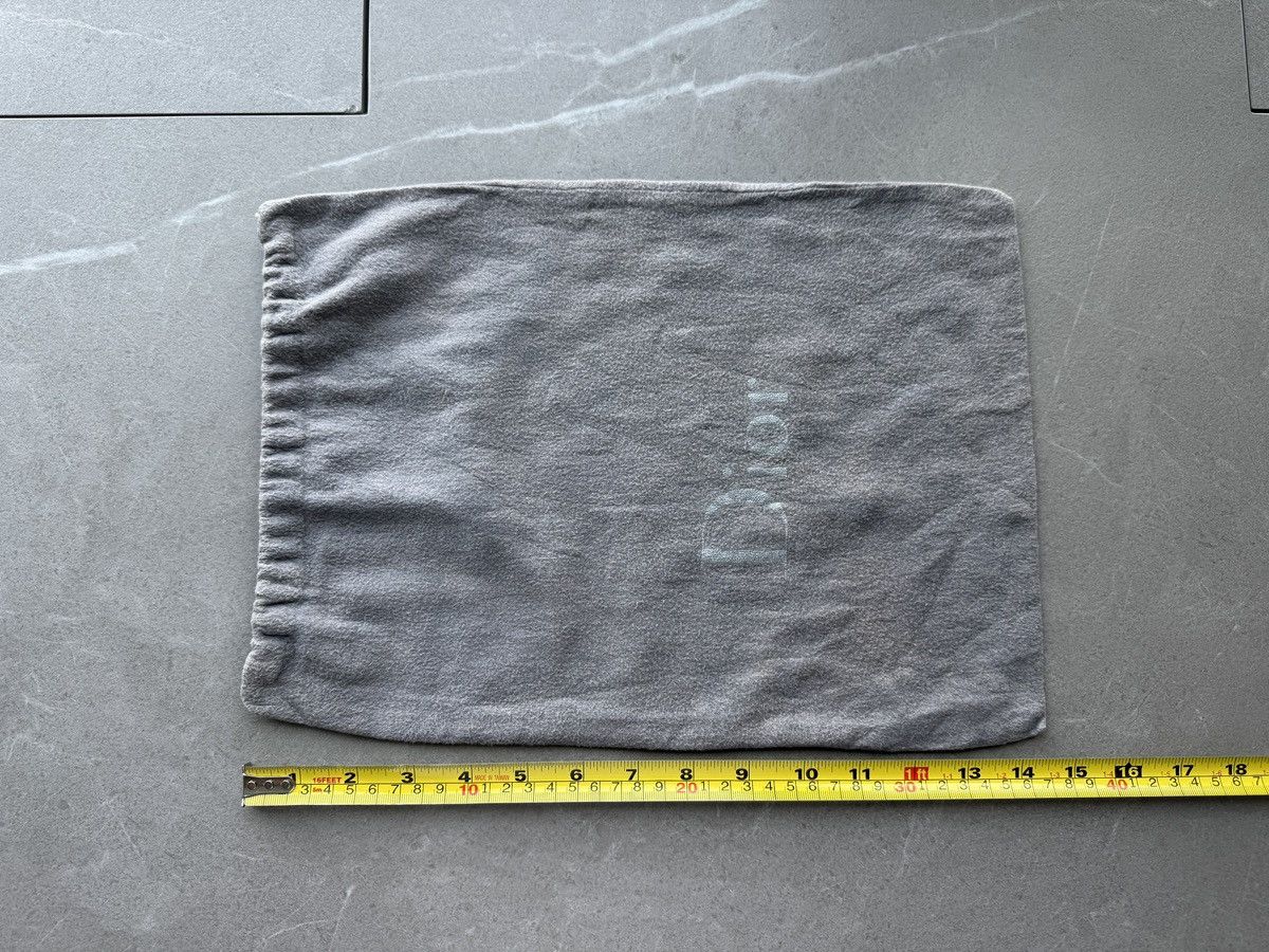 Dior Dior Homme Hedi Slimane Era Grey Fabric Logo Dust Bag Size ONE SIZE - 8 Thumbnail