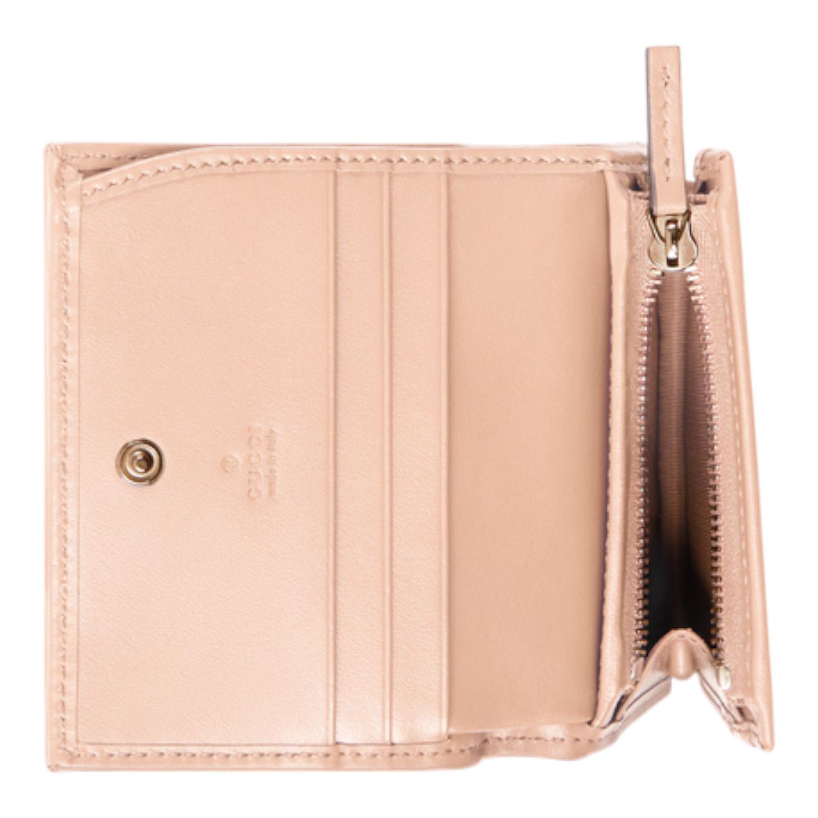 Gucci GG Marmont Matelassé Wallet Pale Pink Size ONE SIZE - 6 Thumbnail