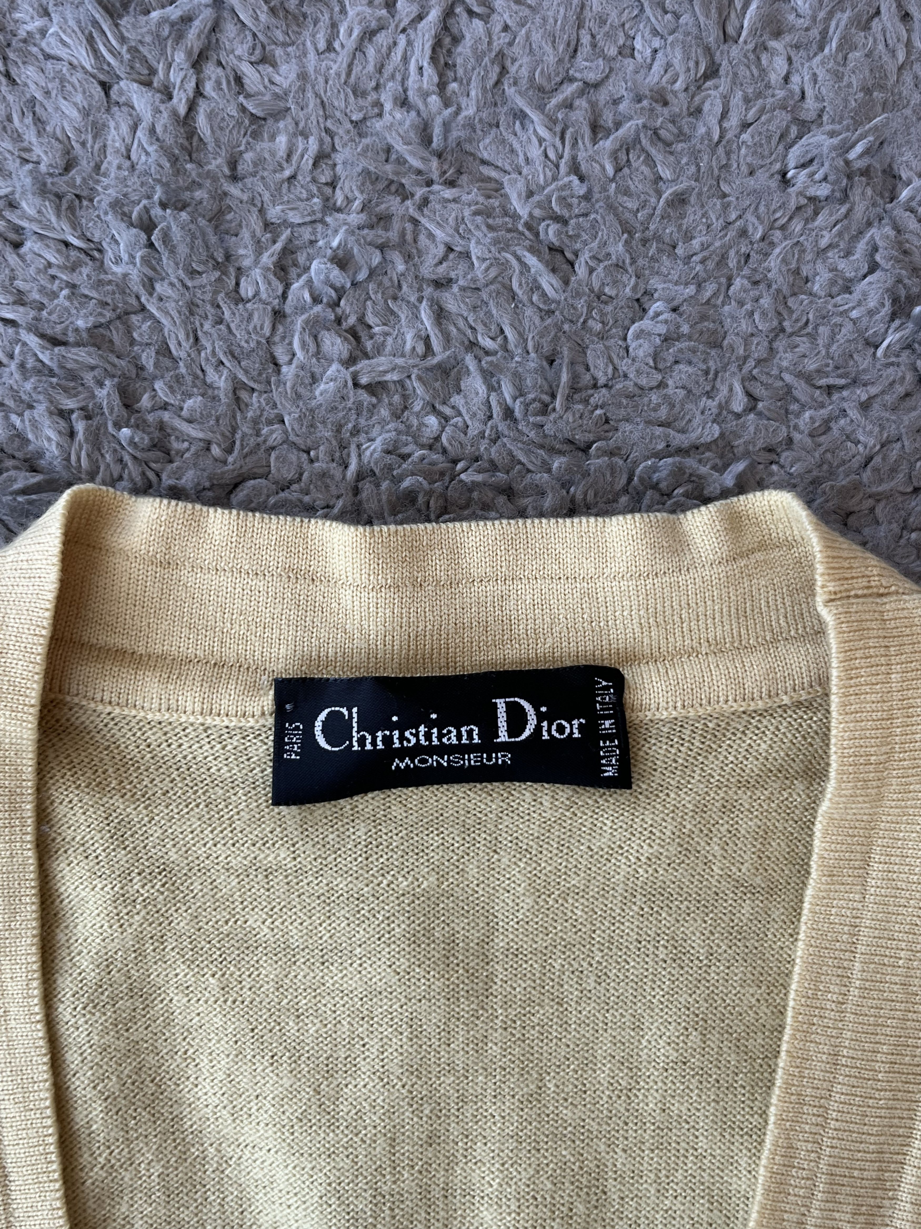 Christian Dior Monsieur CHRISTIAN DIOR Monsier Vintage Isle V-Neck MADE IN ITALY Size US M / EU 48-50 / 2 - 6 Thumbnail