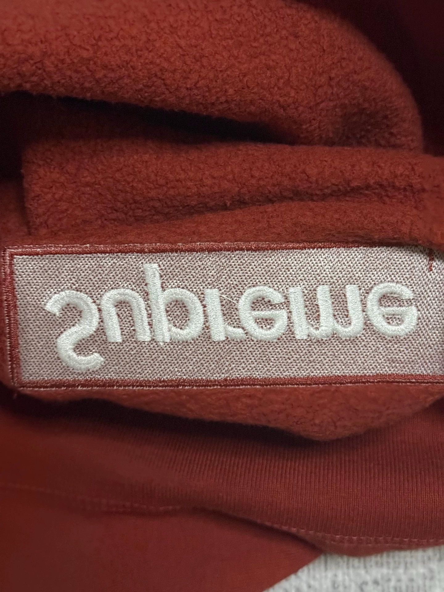 Supreme Supreme FW22 Brick Red Box Logo Crewneck Size M Size US M / EU 48-50 / 2 - 5 Thumbnail