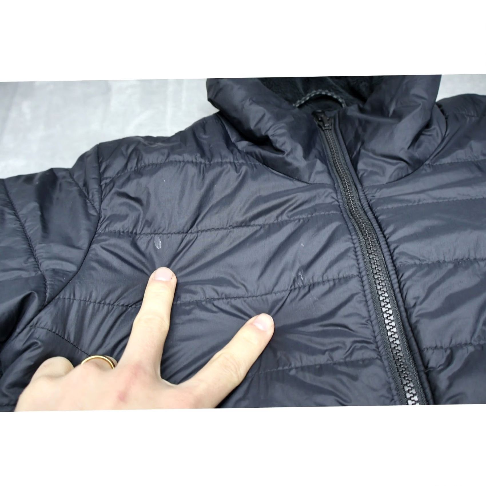 Vintage Columbia Jacket Womens Small Black Omni Heat Insulated Puffer Full Zip Size S / US 4 / IT 40 - 2 Thumbnail