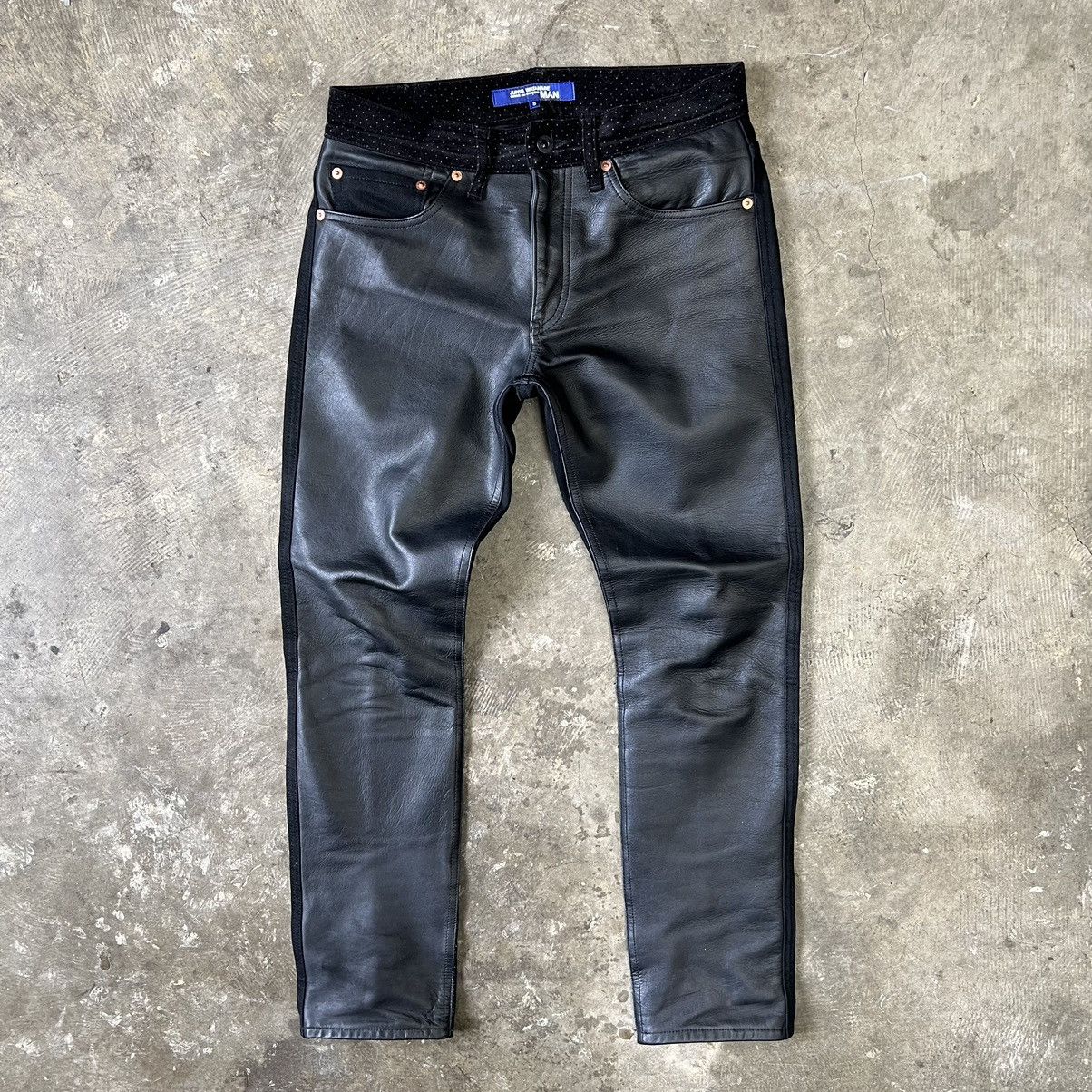 パンツ JUNYA WATANABE MAN / 04aw leather pants Junya Watanabe Men's Leather Pants | Grailed