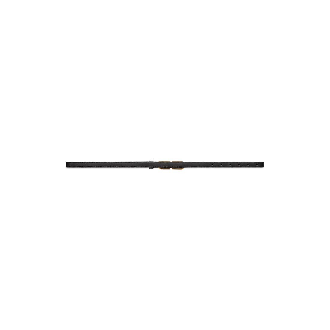 Balenciaga o1in1g1224 Size: 70 / Bb Signature Belt in Black Size ONE SIZE - 2 Thumbnail