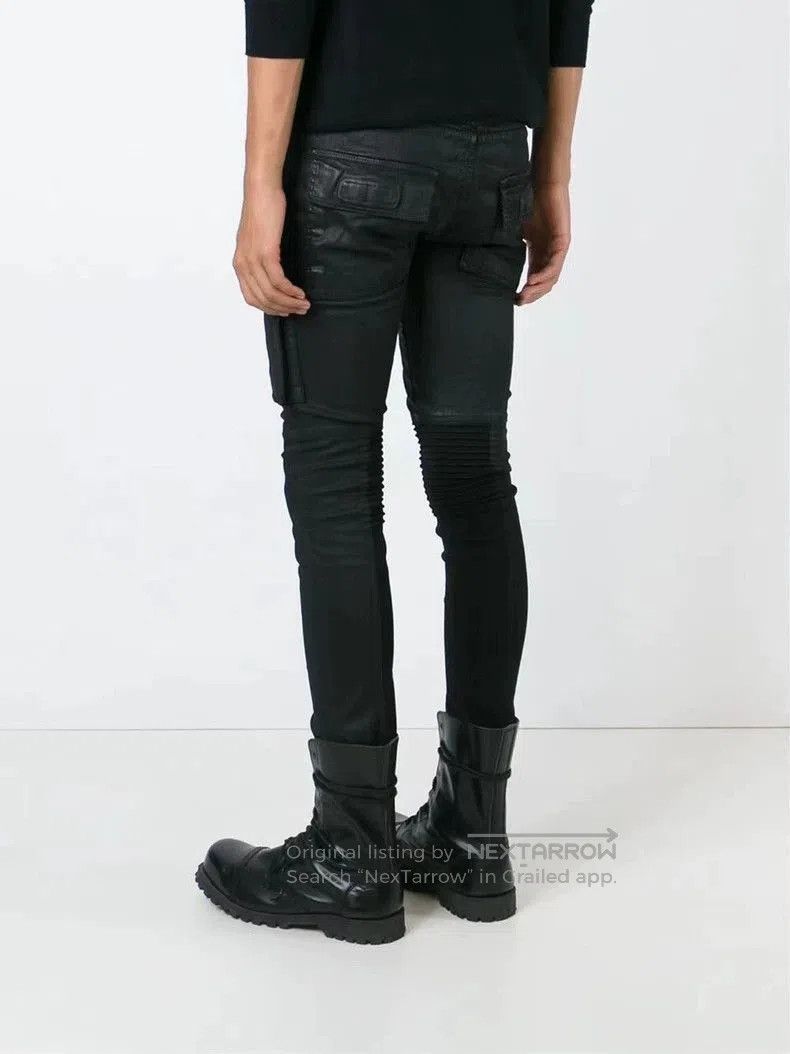 Rick Owens Drkshdw RICKOWENS DRKSHDW 2016MEMPHIS Black Wax Pants. Size US 29 - 6 Thumbnail