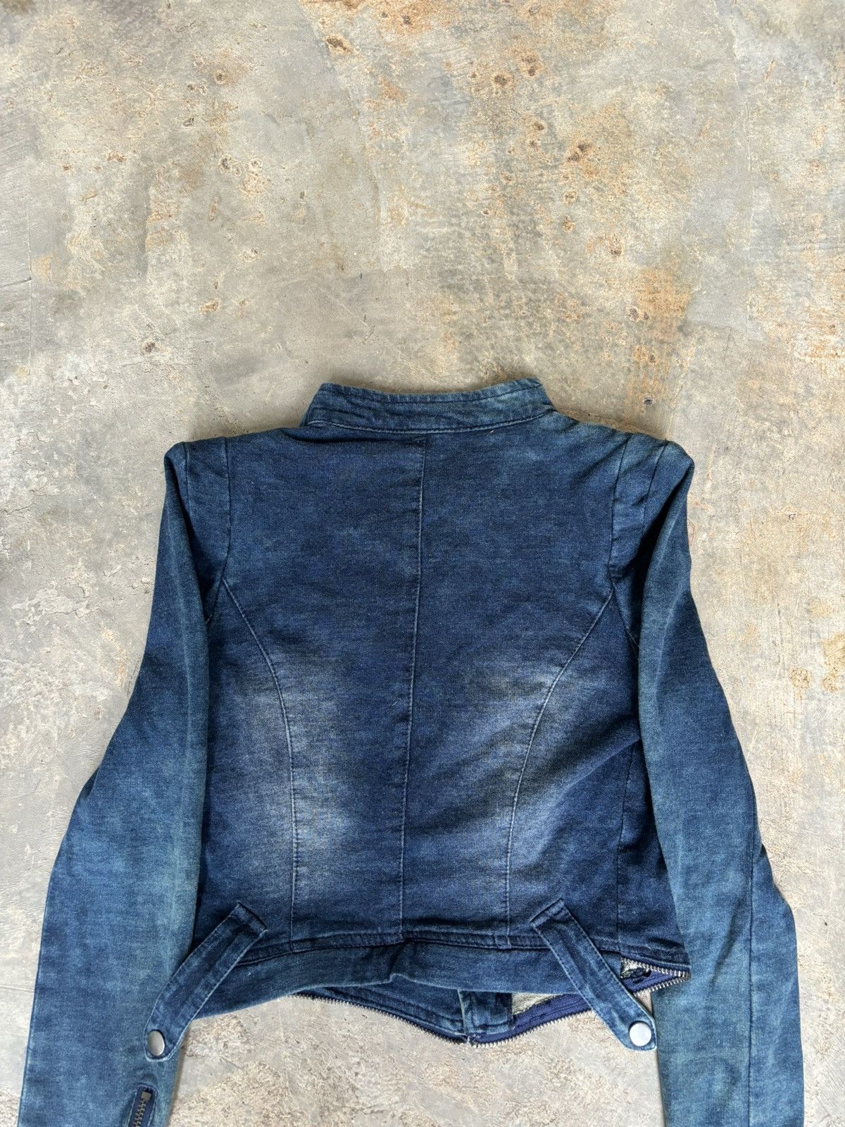 14th Addiction Y2k Velvet 70‘ Multi Zipper Ifsixwasnine Punk Style Size S / US 4 / IT 40 - 6 Thumbnail