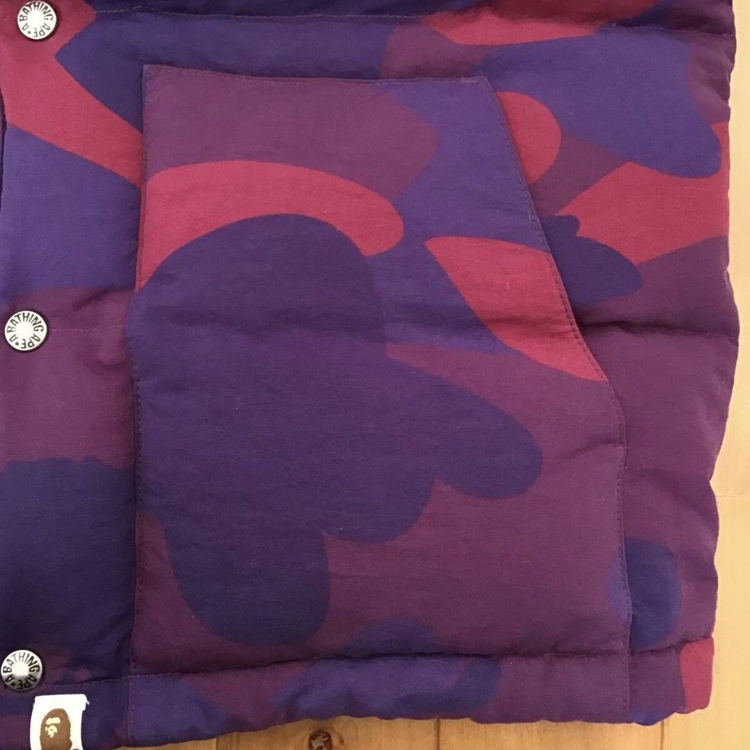 Bape BAPE Giant Purple camo Puffer down vest a bathing ape NIGO Size US M / EU 48-50 / 2 - 4 Thumbnail