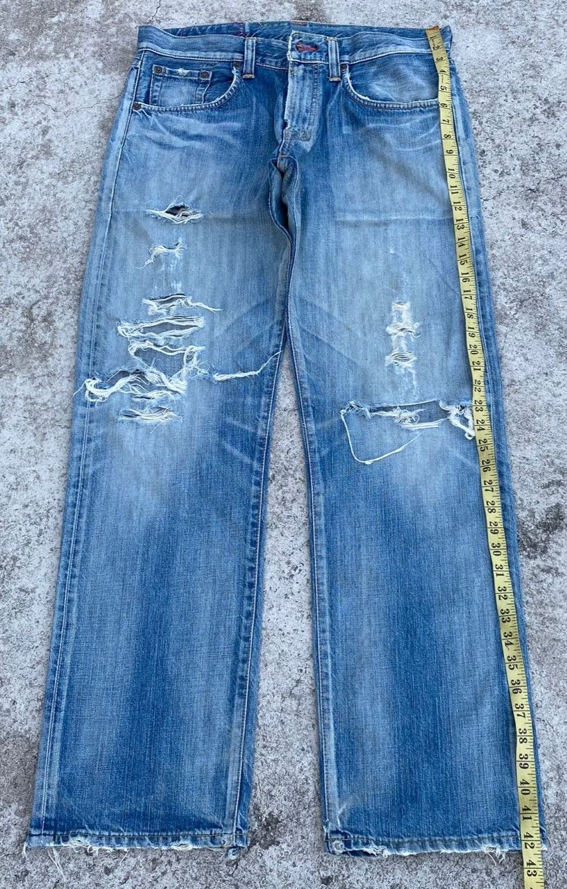 Edwin Vintage Edwin 504 Distressed Denim Kurt Cobain Style Size US 34 / EU 50 - 4 Thumbnail