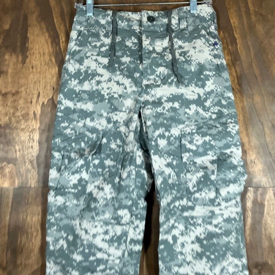Vintage VINTAGE U.S Army Combat Unisex Trousers ACU Green Camo UCP Uniform Digicam XS Regular Size US 27 - 2 Thumbnail