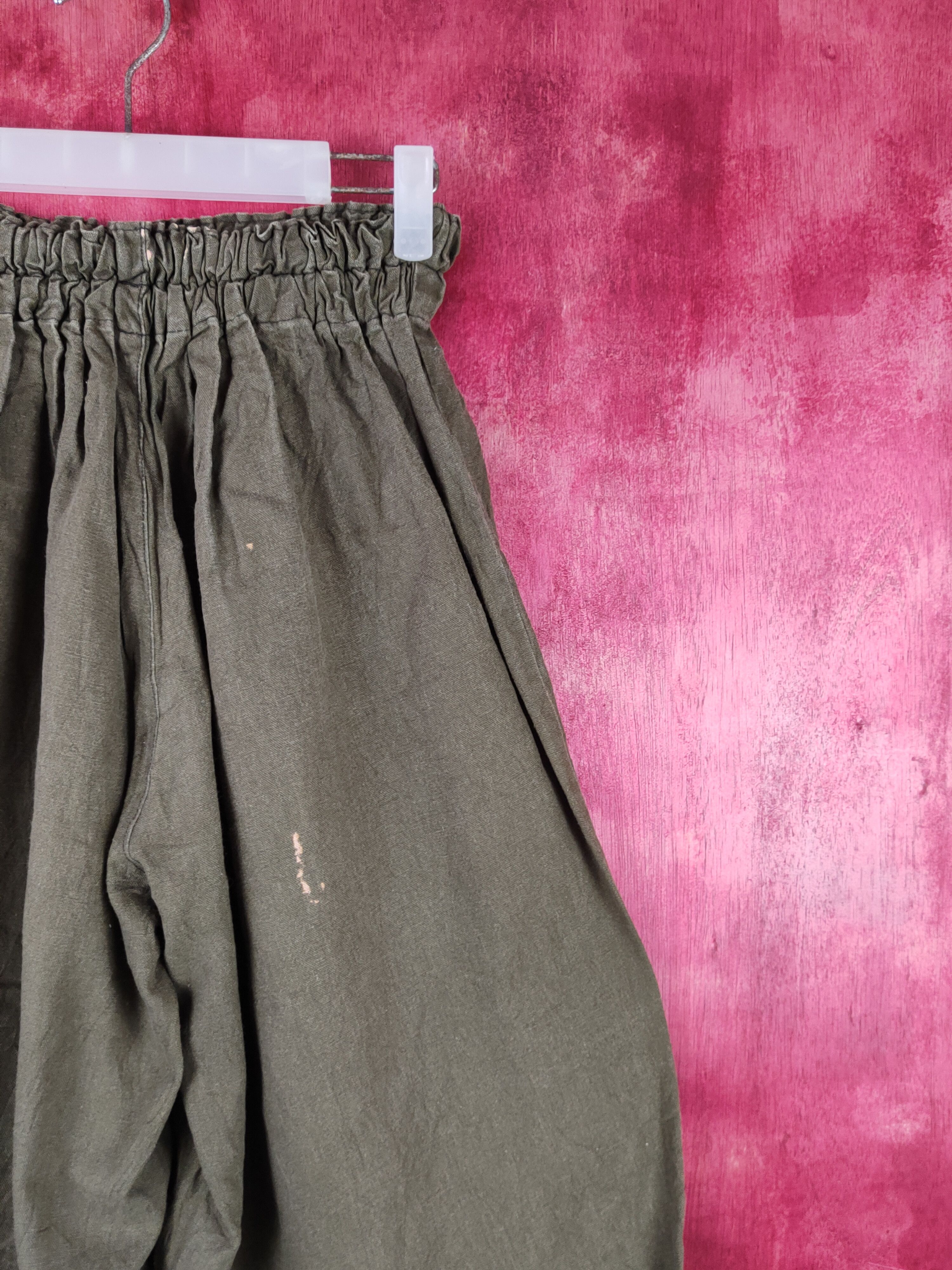 Japanese Brand × Vintage Japanese Brand Olive ballon palazo Casual Pants #S31 Size 30" / US 8 / IT 44 - 10 Thumbnail