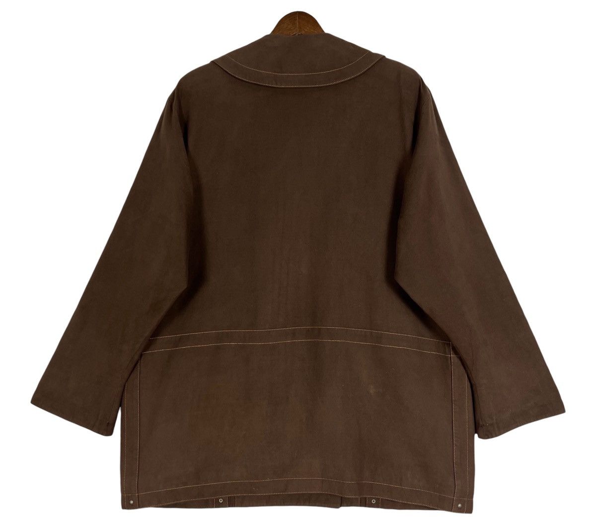 Courreges Vintage Courreges 80s Moleskin Long Coat Size M / US 6-8 / IT 42-44 - 2 Thumbnail